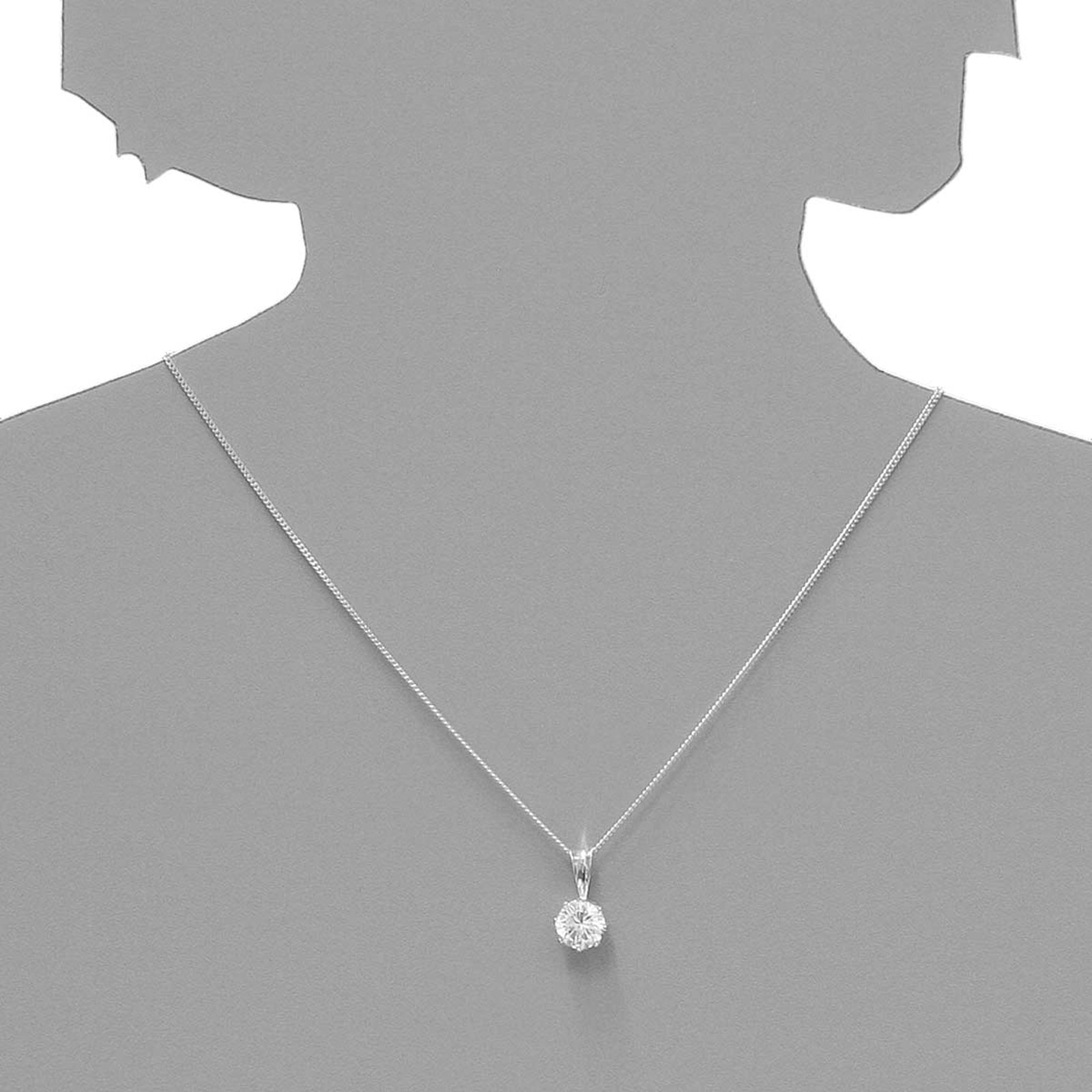 OSTSEE-SCHMUCK Kettenanhänger »- Folina 9 mm - Silber 925/000 - Zirkonia«