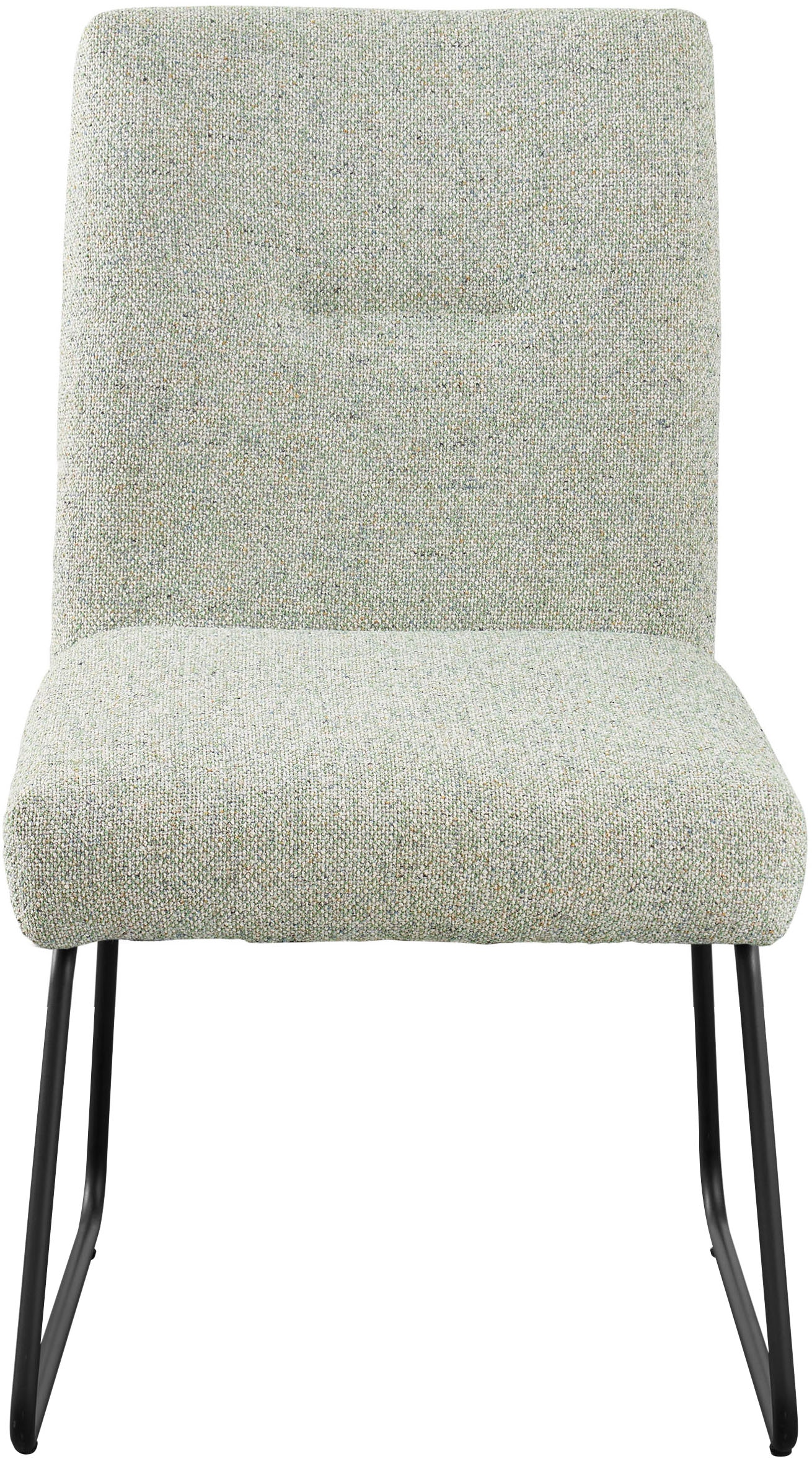 set one by Musterring Esszimmerstuhl »Tracy«, Webstoff, 2er-Set, Schlittengestell schwarz, Sitz aus Webstoff, B52 x T65 cm