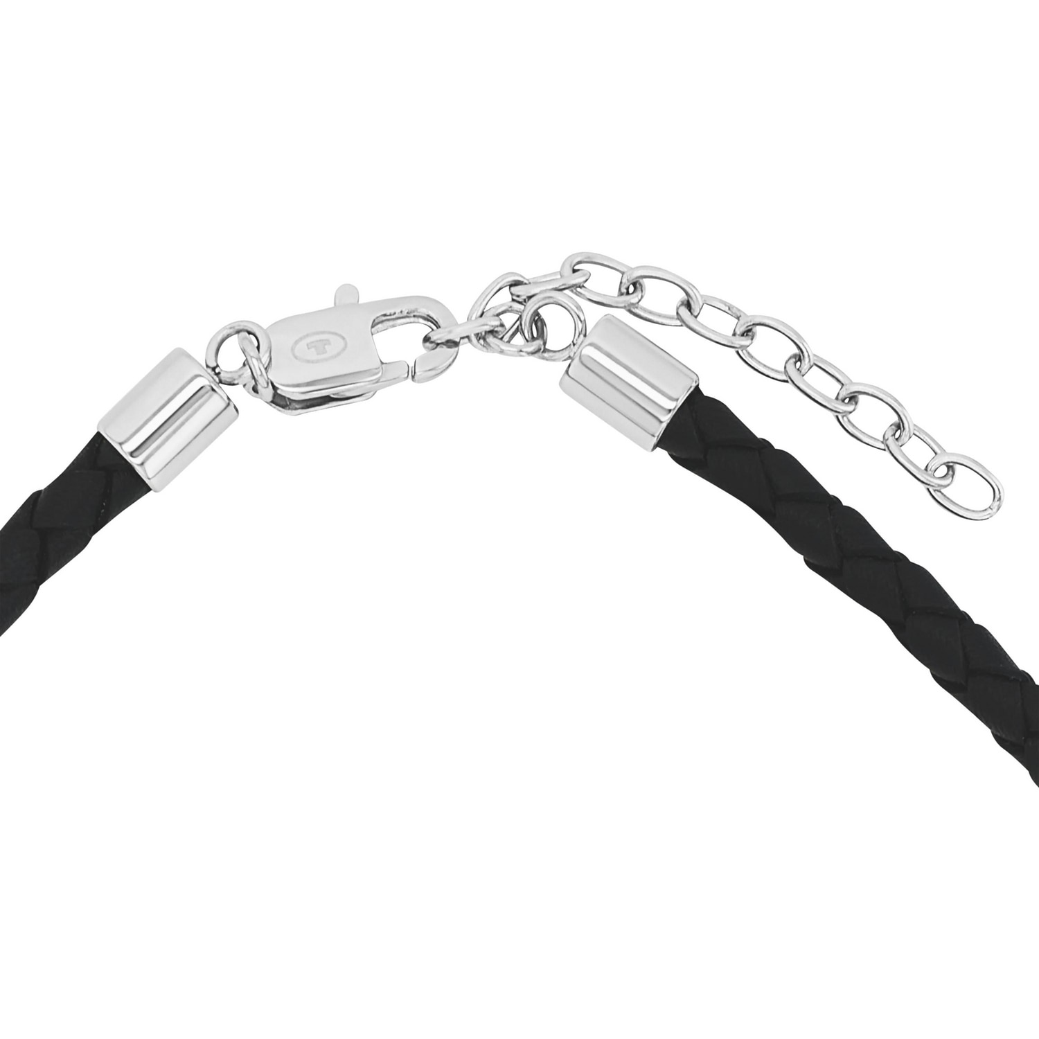 TOM TAILOR Kette mit Anhänger »Schmuck Geschenk Edelstahl Leder Kautschuk«