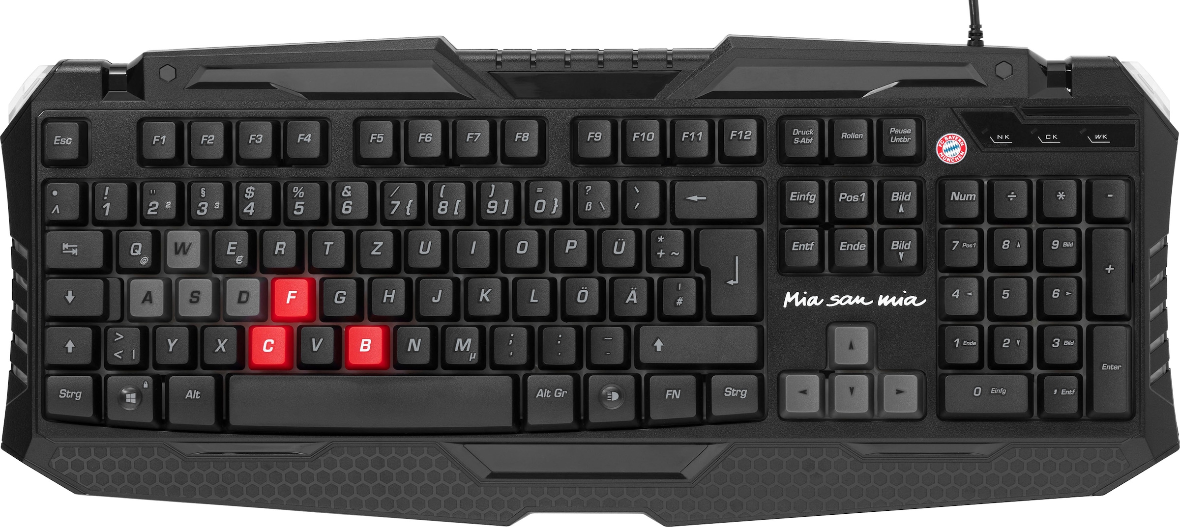 Snakebyte Gaming-Tastatur »FC Bayern München PC-Gaming Tastatur«