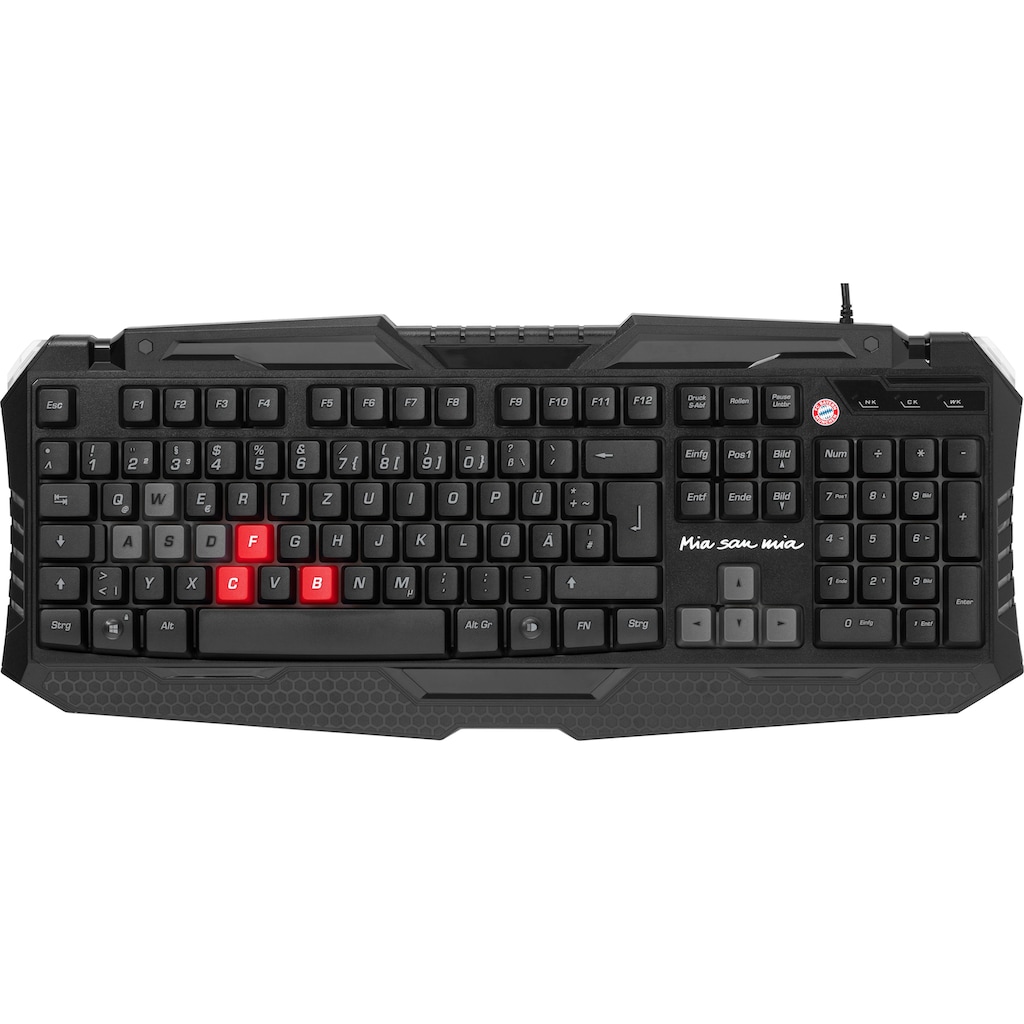 Snakebyte Gaming-Tastatur »FC Bayern München PC-Gaming Tastatur«