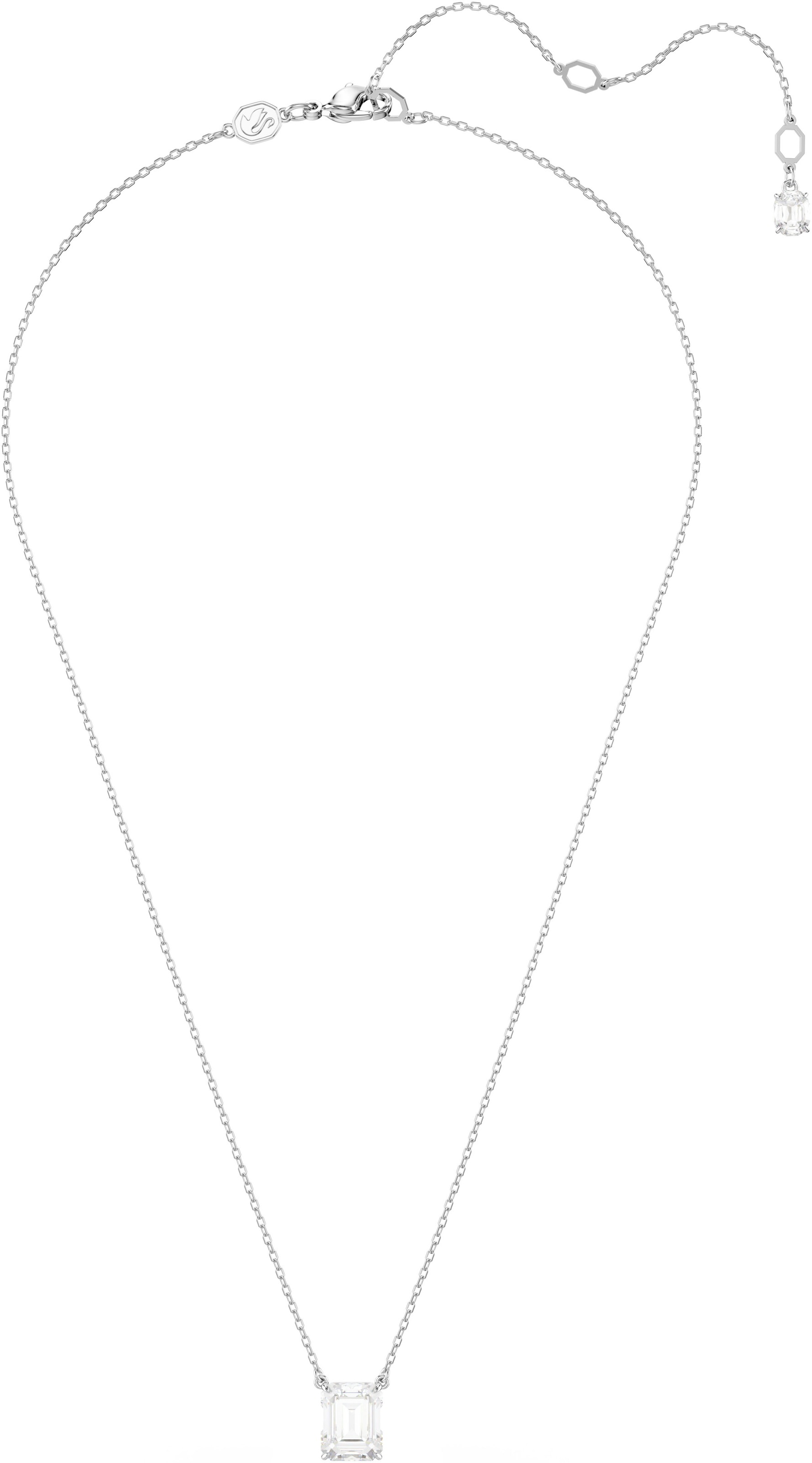 Swarovski Kette mit Anhänger »Stilla Octagon«, mit Swarovski® Zirkonia (synth.)
