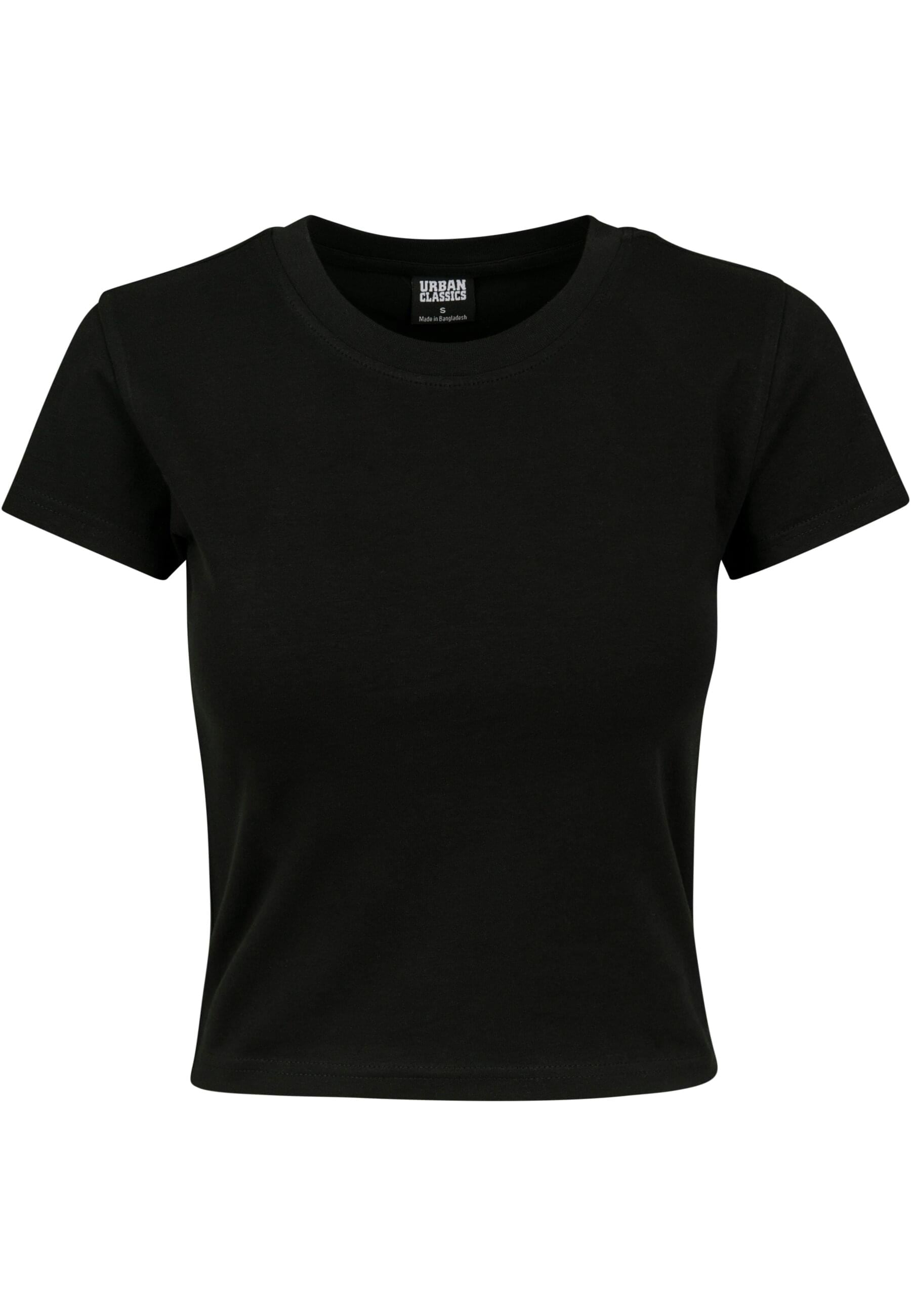 URBAN CLASSICS T-Shirt »Urban Classics Damen Ladies Stretch Jersey Cropped Tee«, (1 tlg.)