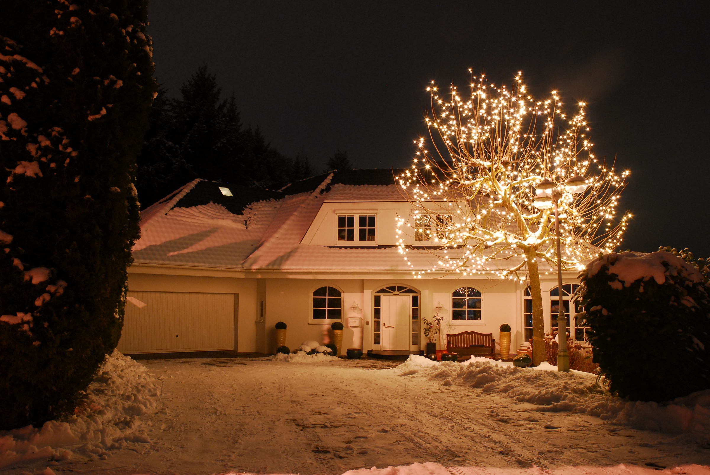 KONSTSMIDE LED-Lichterkette »Weihnachtsdeko 40 | BAUR 40 weiße LED bestellen aussen«, St.-flammig, Minilichterkette, Dioden warm