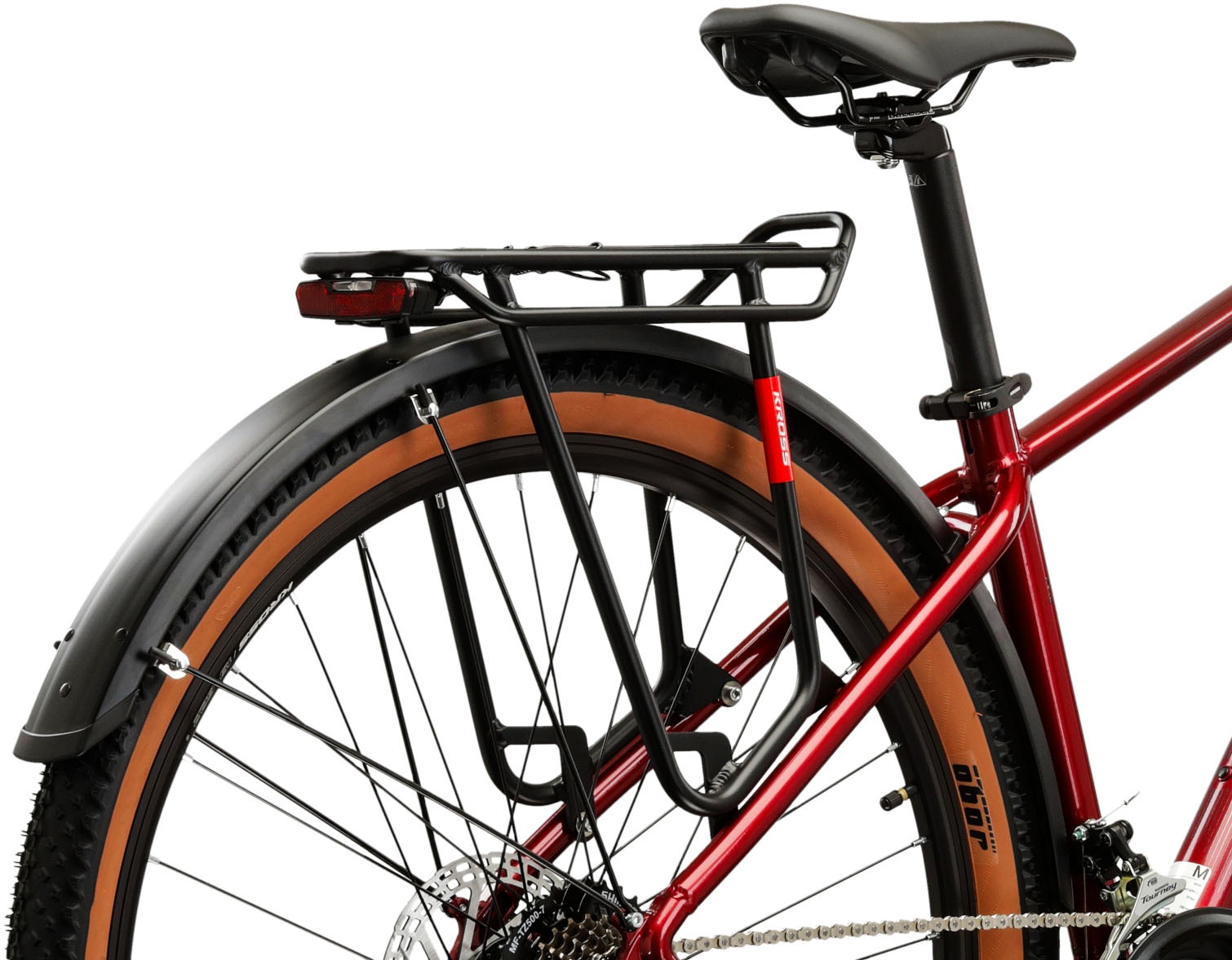 Kross Mountainbike »Hardtail 27,5" Hexagon X200 rot 21 Gänge mit Beleuchtung 2026« 21 Gang Shimano ALTUS M310 Schaltwerk Kettenschaltung Rahmen aus Aluminium Performance