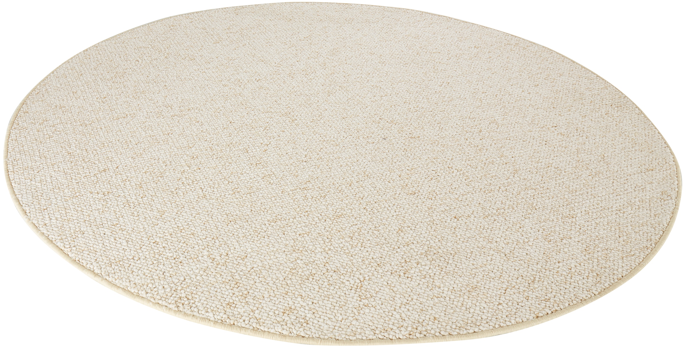 HANSE Home Teppich »Wolly 2« rund 12 mm Höhe Flachgewebe, Skandi, Woll-Optik, Esszimmer, Wohnzimmer, Flur