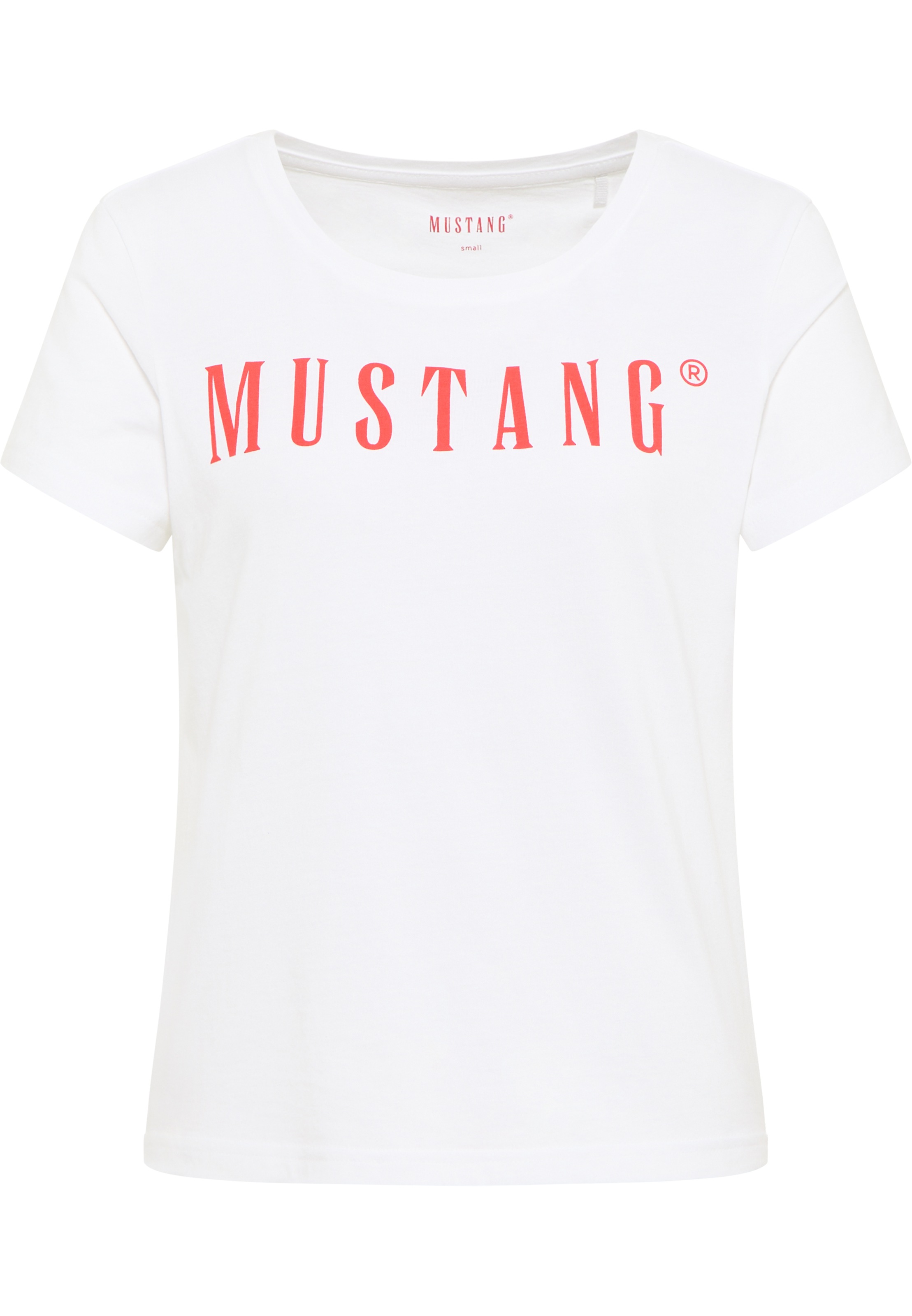 MUSTANG Rundhalsshirt »ALMA«, mit Logo Print