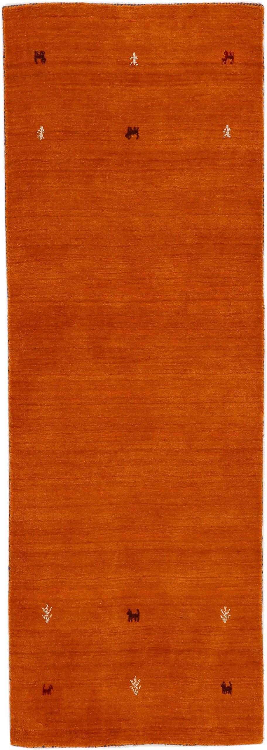 carpetfine "Gabbeh Uni, auch als Läufer und Rund erhältlich" rechteckig 15 mm Höhe reine Wolle, handgewebt, Gabbeh Loom Tiermotiv, große Farbauswahl