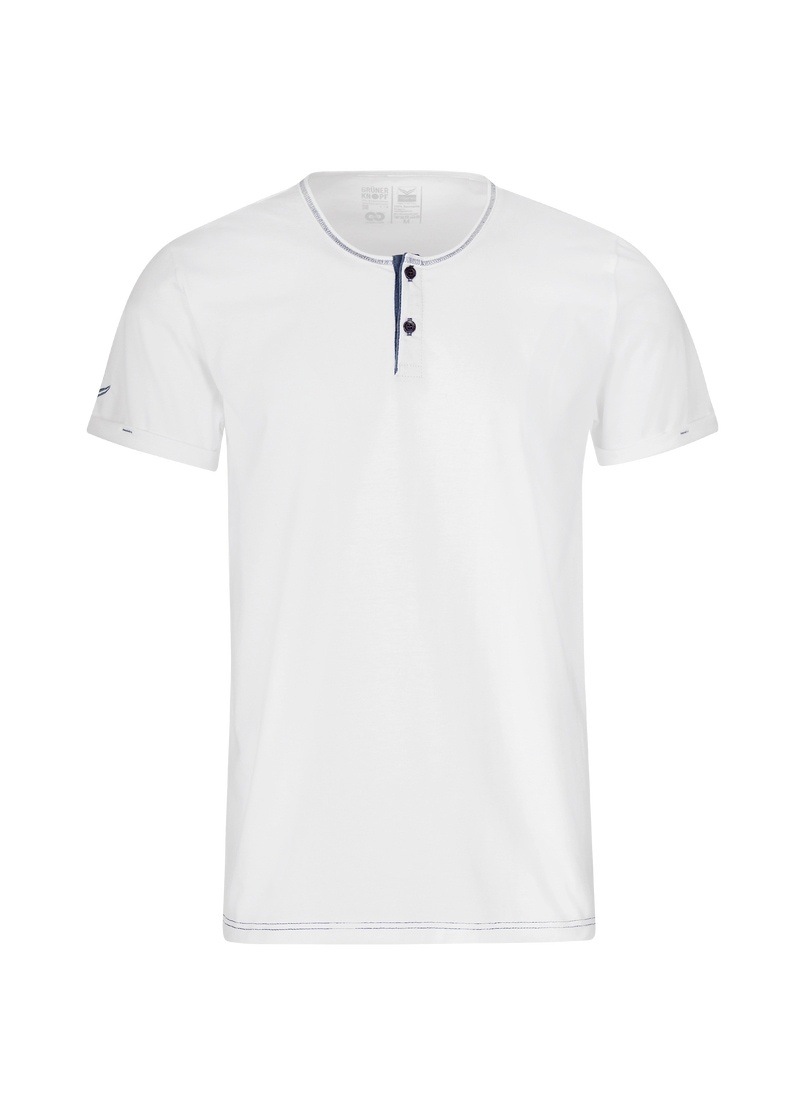 Trigema T-Shirt "TRIGEMA T-Shirt Knopfleiste aus Biobaumwolle" 1 Stk. günstig online kaufen