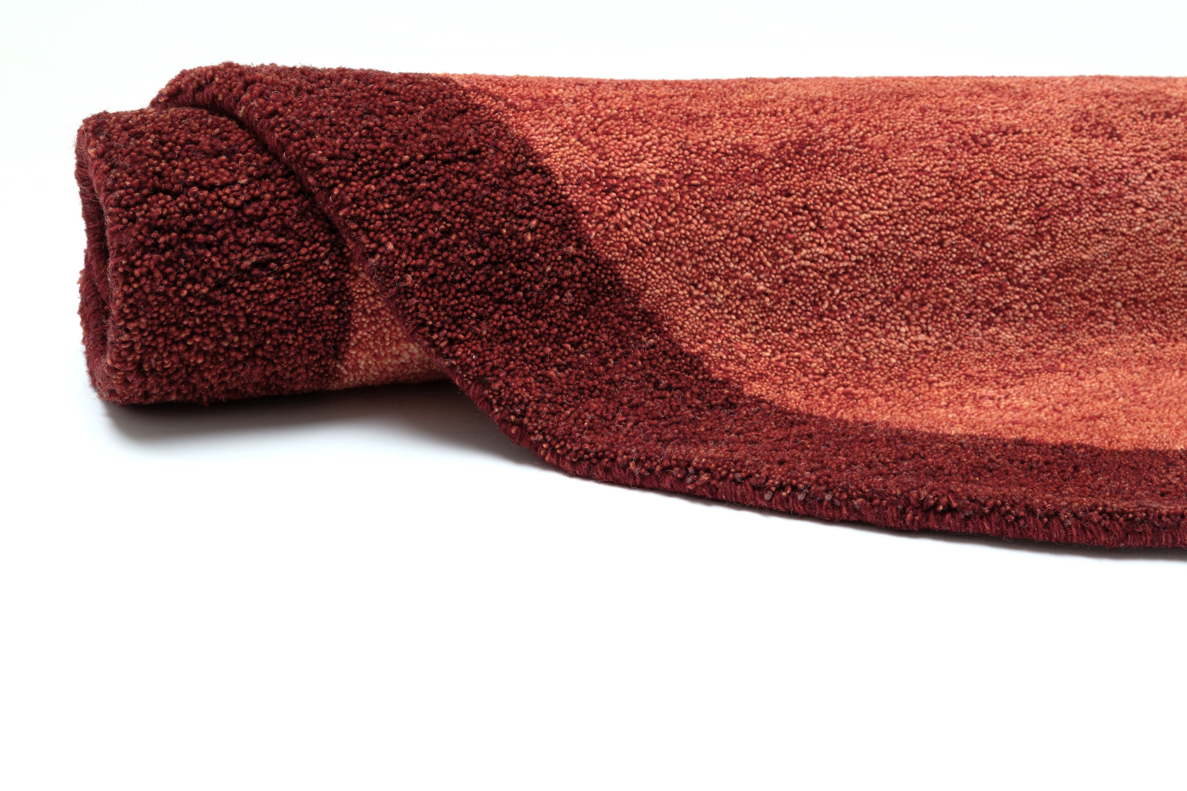 THEKO Wollteppich »Gabbeh Super, Handweb, Teppich, Bordüre, reine Wolle« oval 9 mm Höhe Schlafzimmer, Wohnzimmer, Esszimmer, auch als Läufer, eckig  oder rund