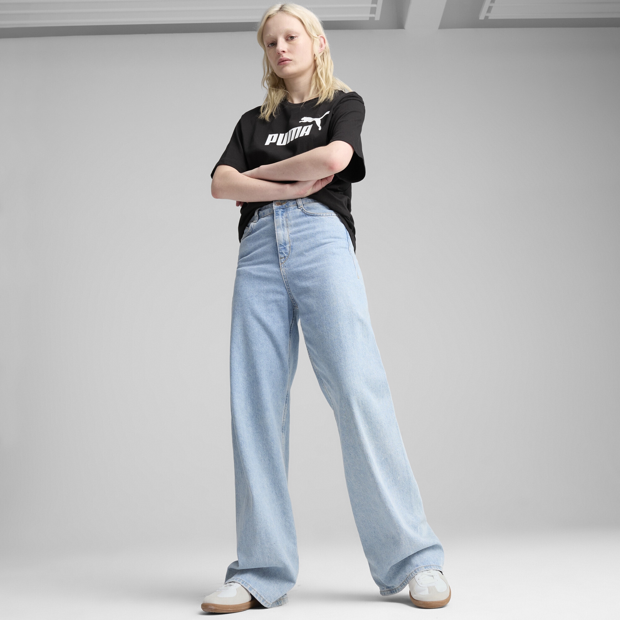 PUMA T-Shirt »Essentials No. 1 Logo Relaxed T-Shirt Damen«