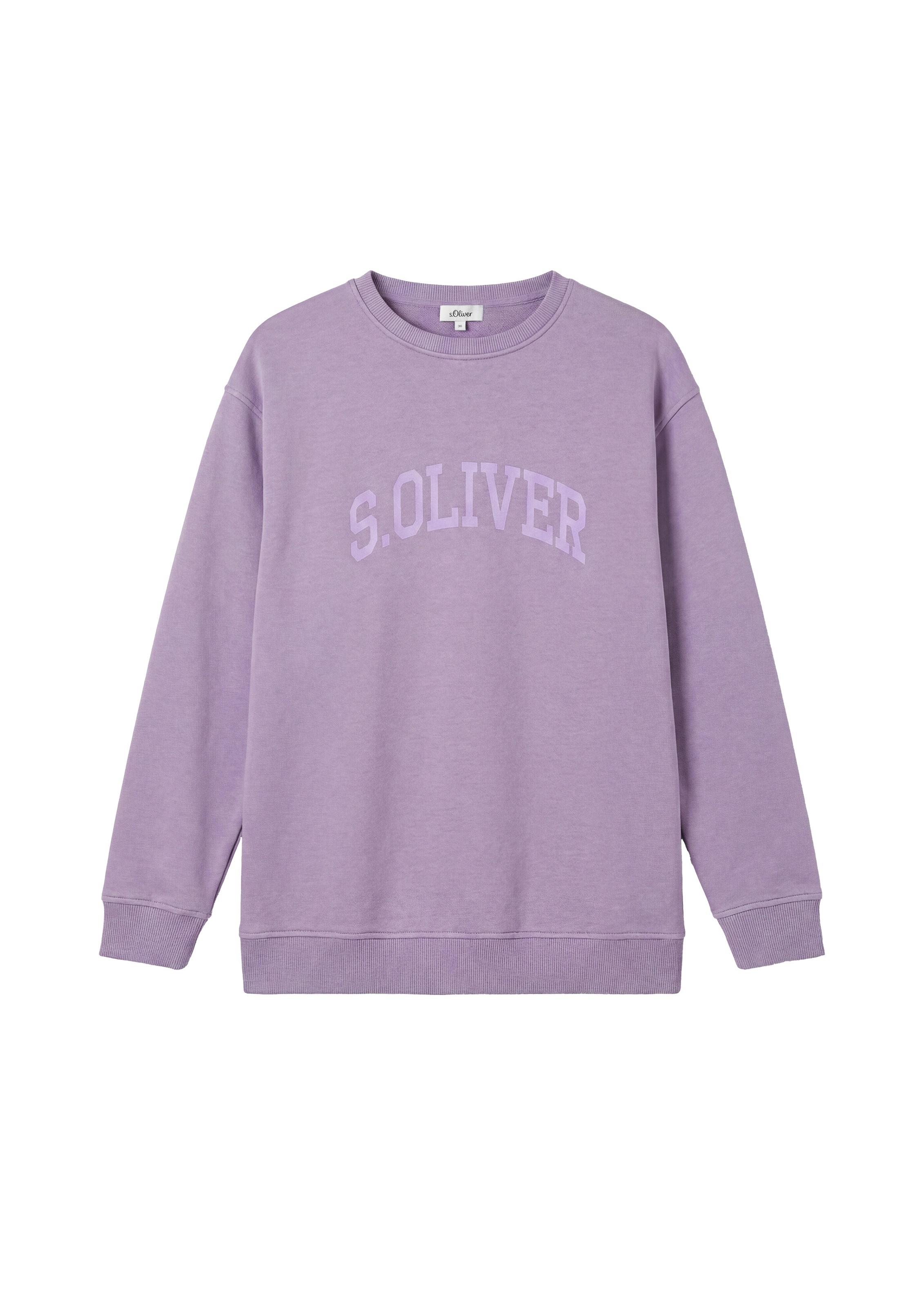 s.Oliver Sweater »s.Oliver X Heidi Klum Logo Sweater Uni«, mit Logo-Print
