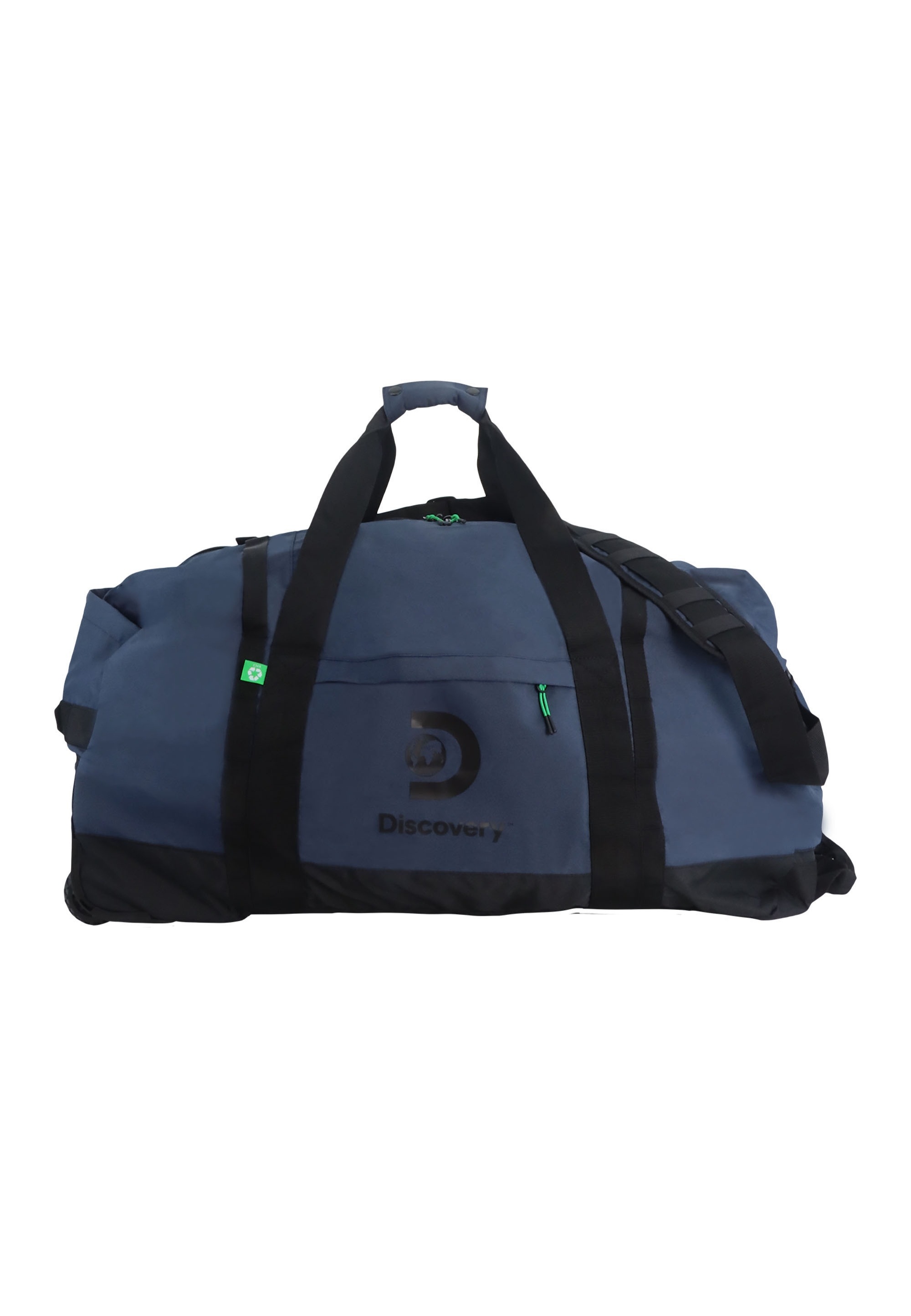 Umhängetasche DISCOVERY "Drive", Damen, Gr. B/H/T: 75cm x 54cm x 75cm, blau, Kunstfaser, Taschen Umhängetasche, aus RPET-Polyester