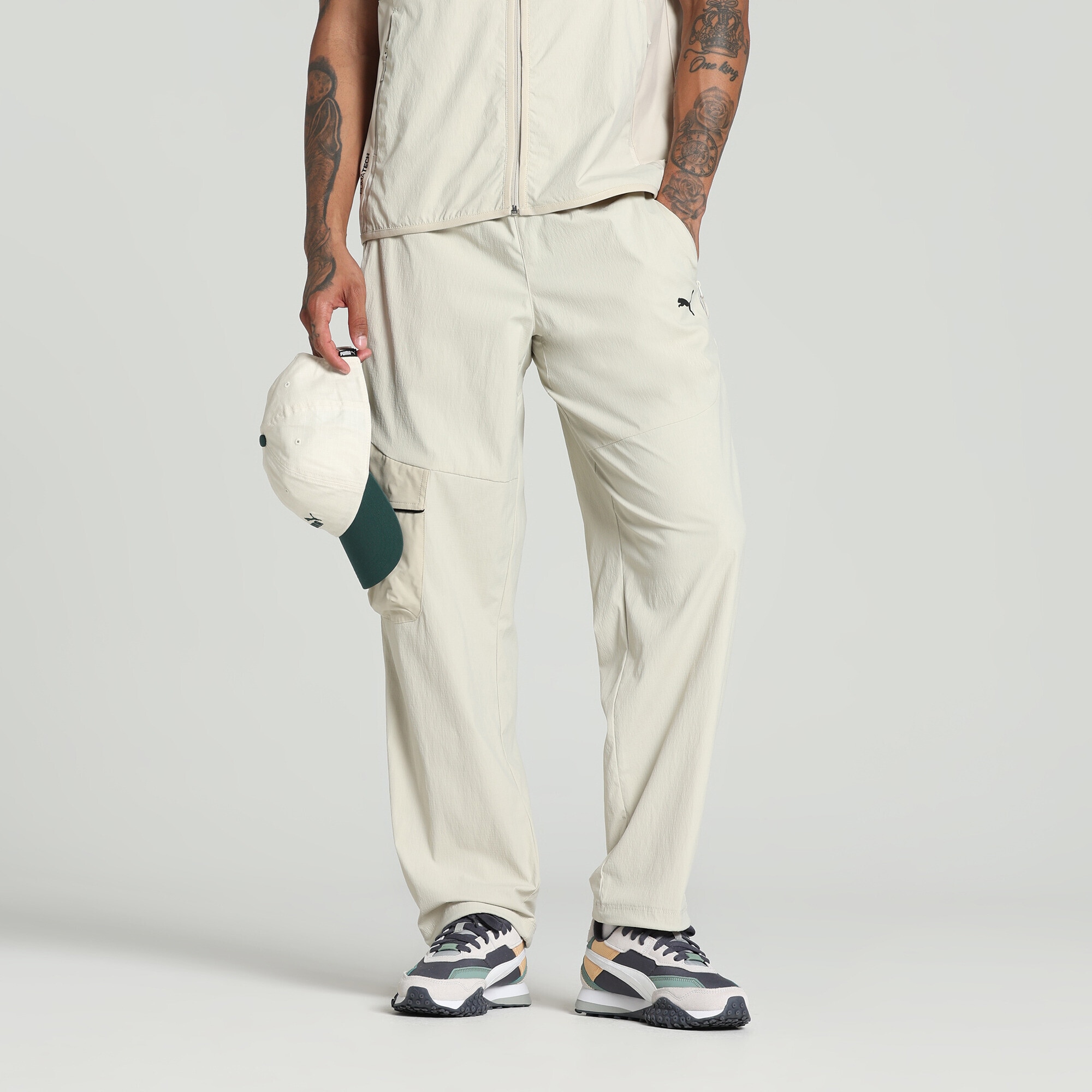 PUMA Sporthose »PUMATECH Relaxed Cargohose Herren«