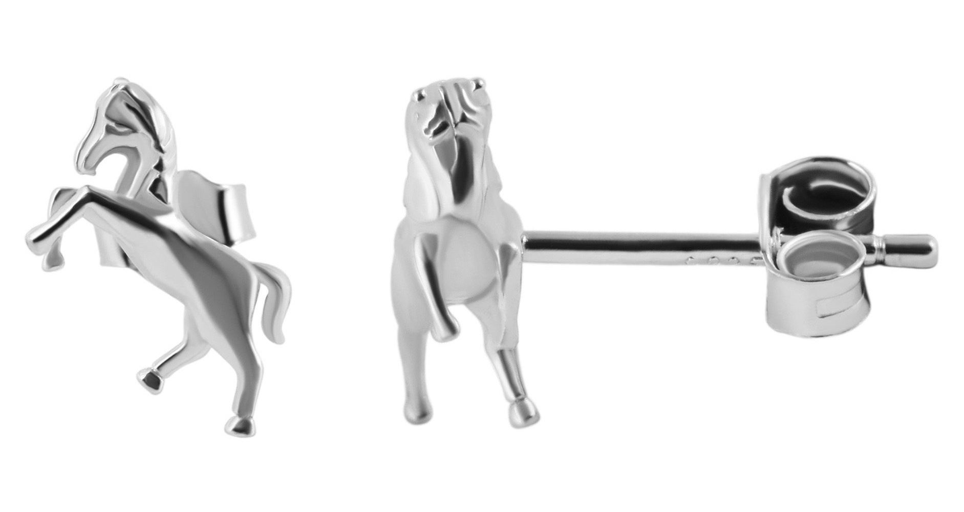 Paar Ohrhänger ADELIA´S "Mädchen Ohrringe – Ohrstecker aus 925 Silber", Mädchen, Gr. Mädchen, Silber 925 (Sterlingsilber), silber, Ohrringe, Perfekt zum Verschenken an besondere Menschen 2