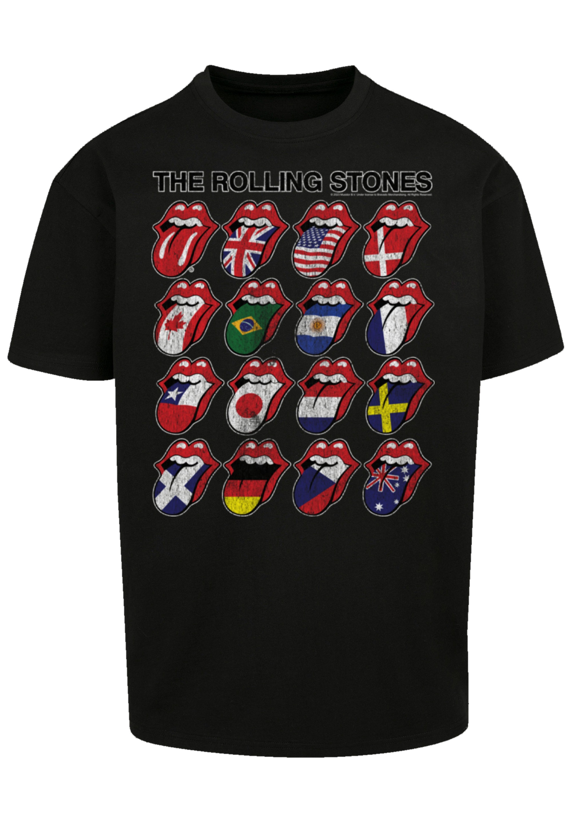 F4NT4STIC T-Shirt »The Rolling Stones Voodoo Lounge Tongues«, Musik, Band, Logo