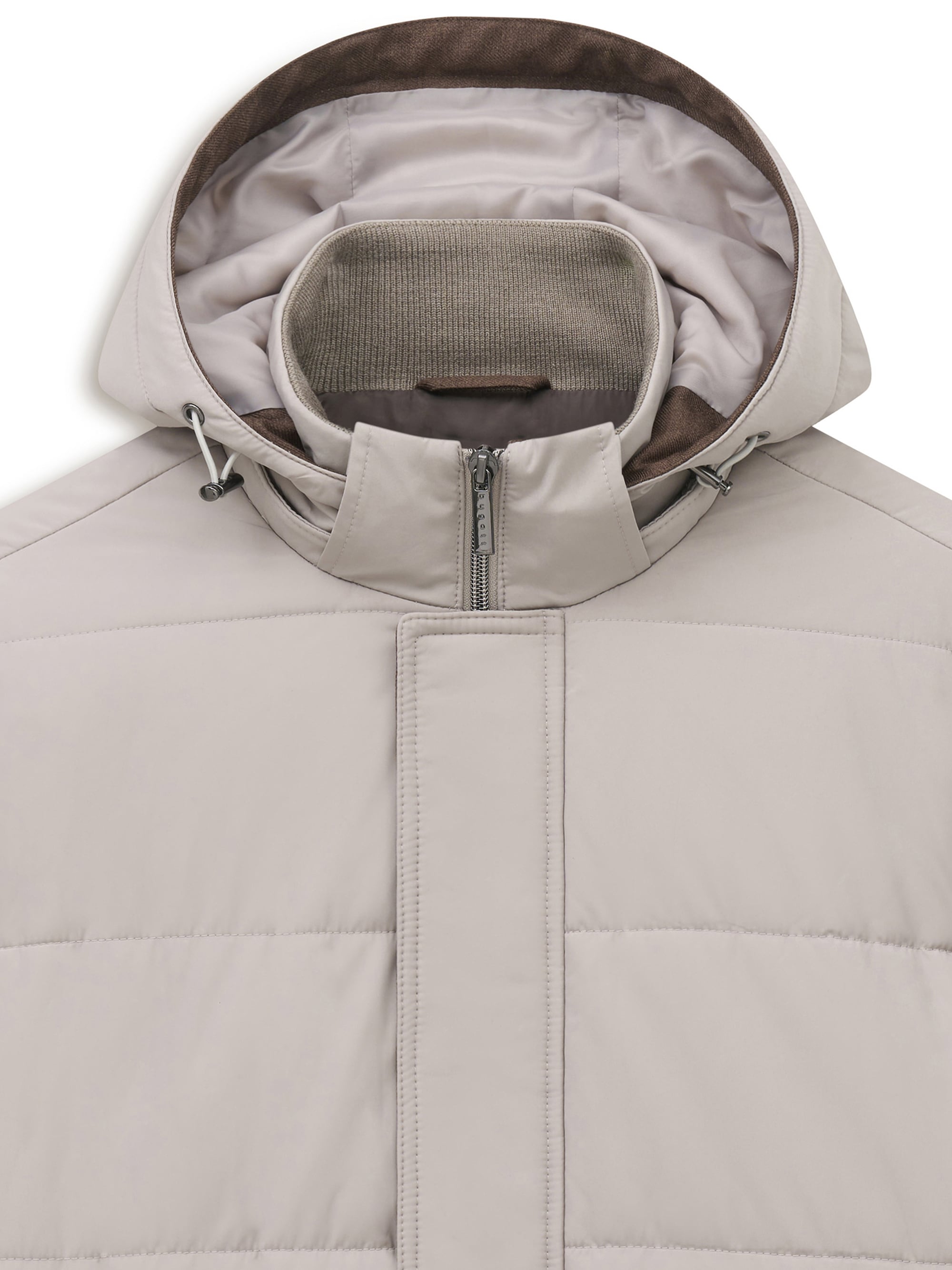 bugatti Strickjacke »Regular Fit« Regular Fit Hybrid Abnehmbare Kapuze