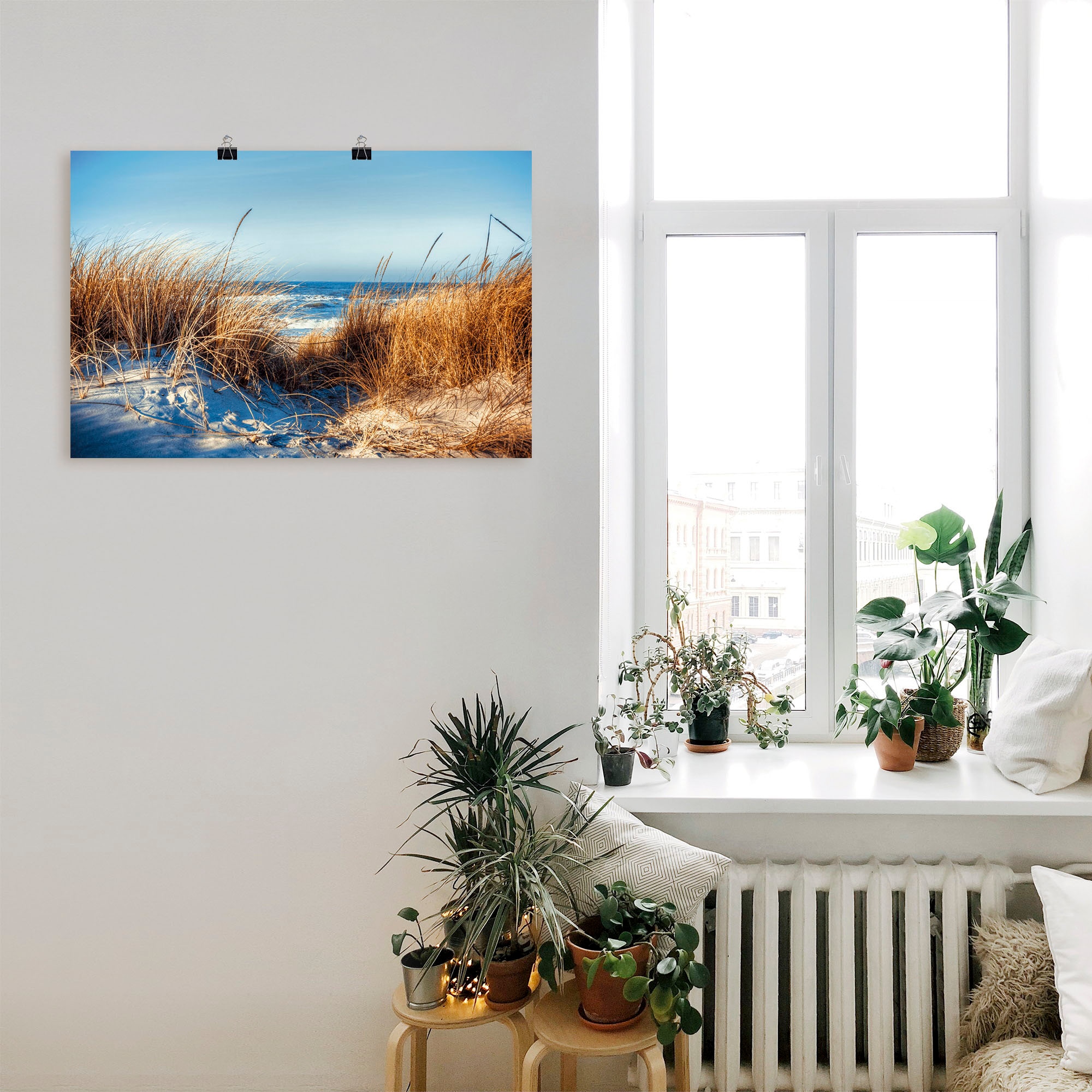 Artland Wandbild »Am Strand«, Strand, (1 St.), als Leinwandbild, Poster in verschied. Größen