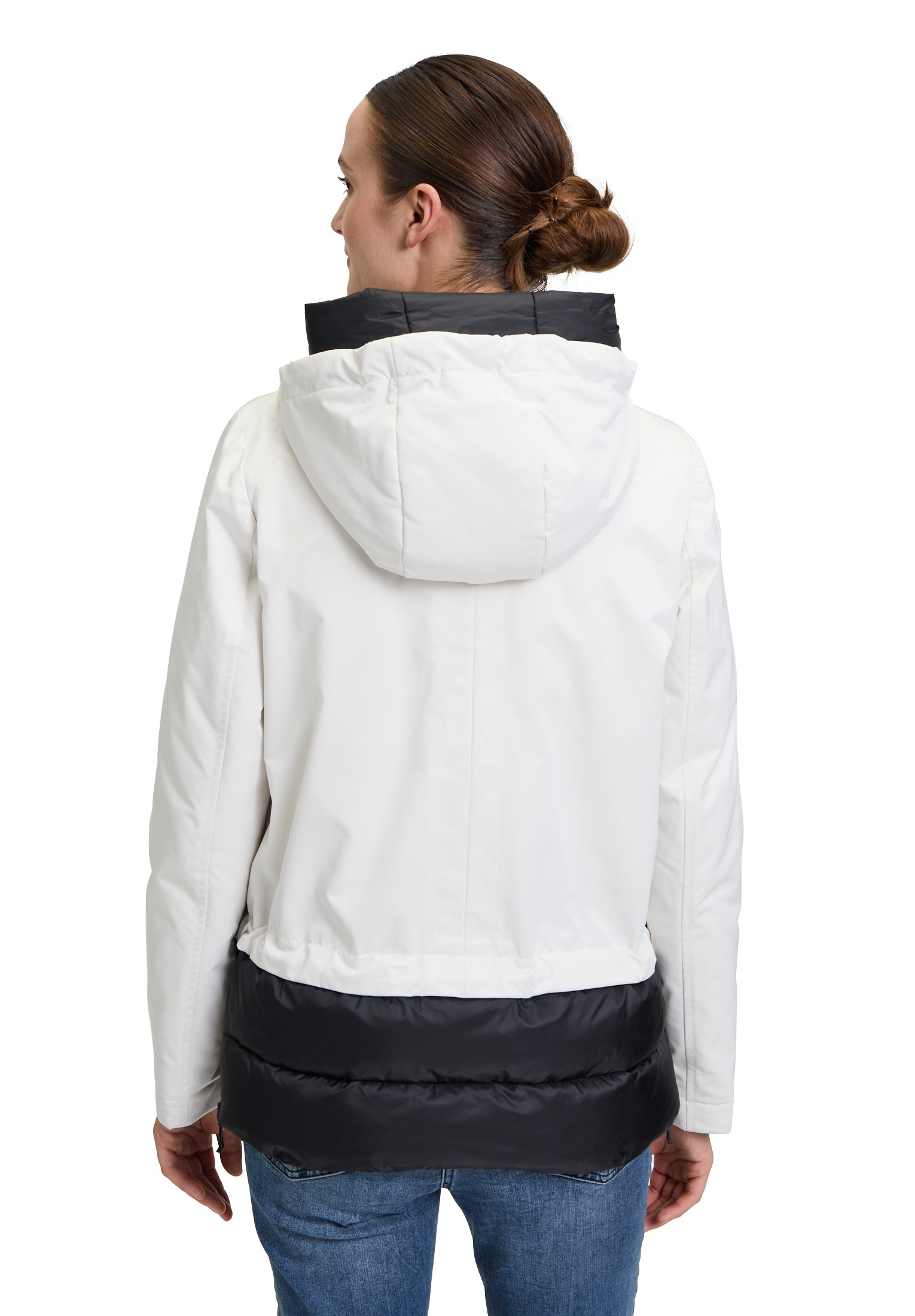 Amber & June Winterjacke »Amber & June Damen Winterjacke mit Kapuze«, mit Kapuze