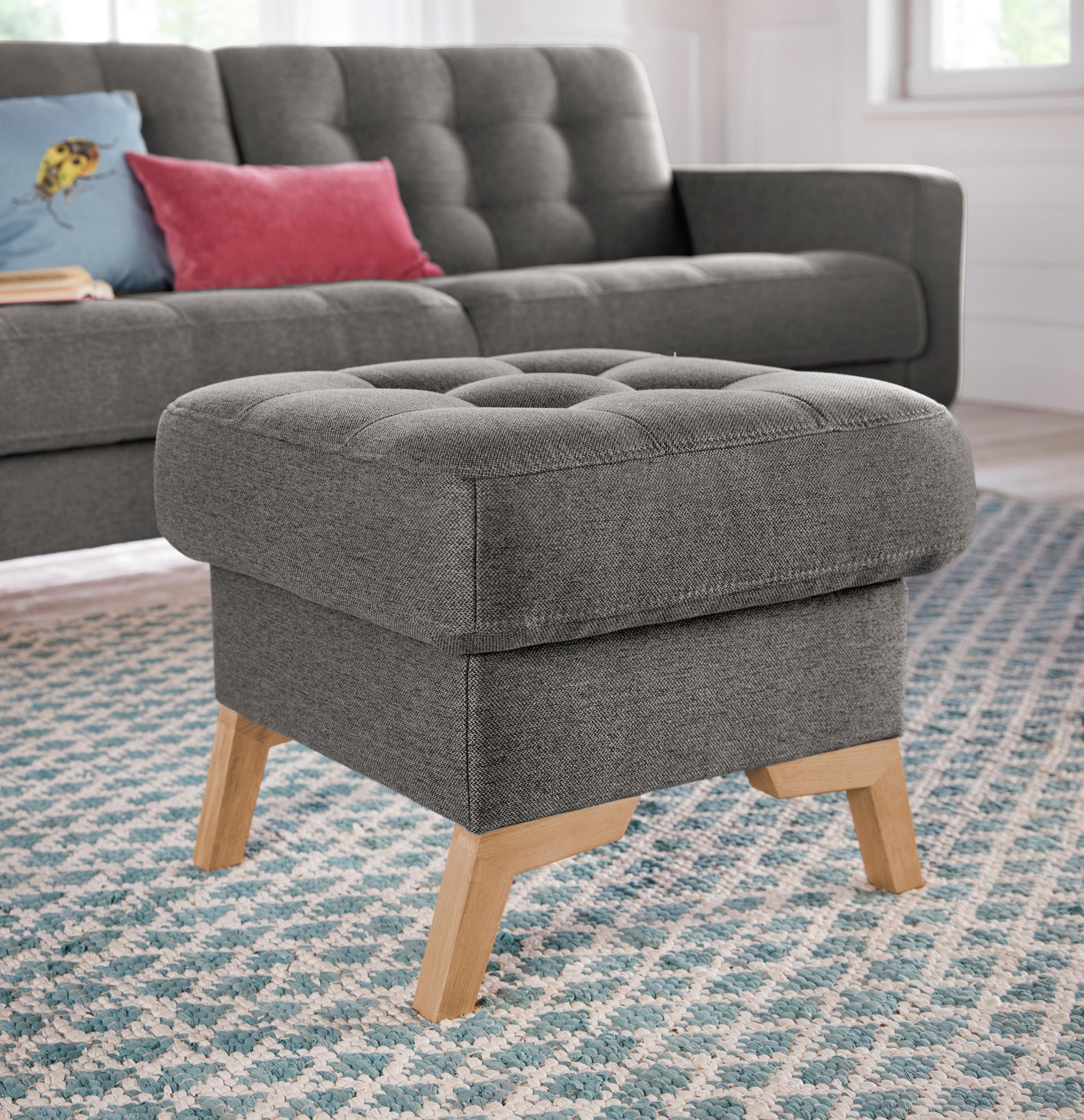 exxpo - sofa fashion Hocker "Fiord kompakt und bequem, tolle Verarbeitungsdetails"