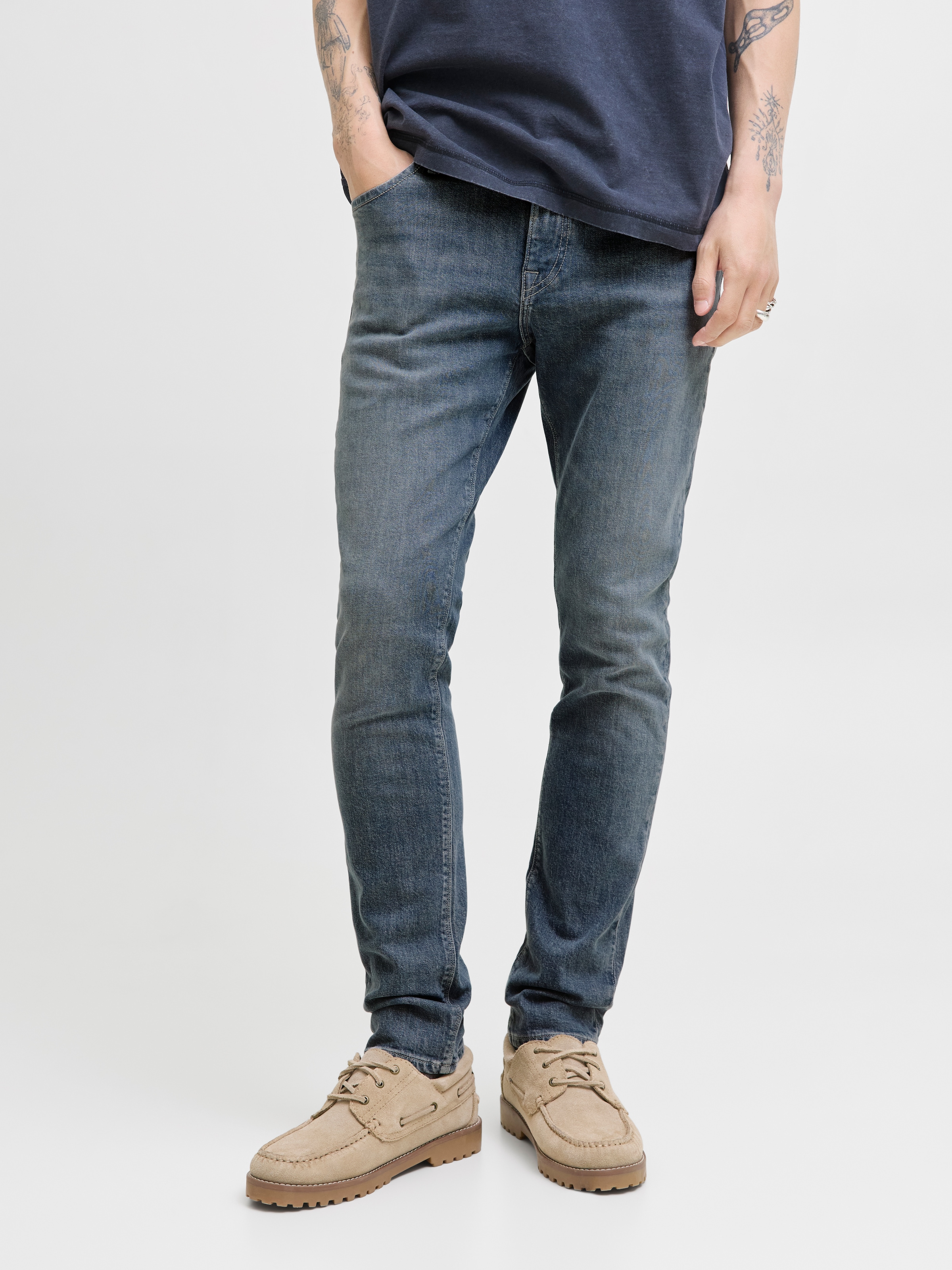 Jack & Jones Slim-fit-Jeans "JJIGLENN JJFELIX AM 646 NOOS" günstig online kaufen