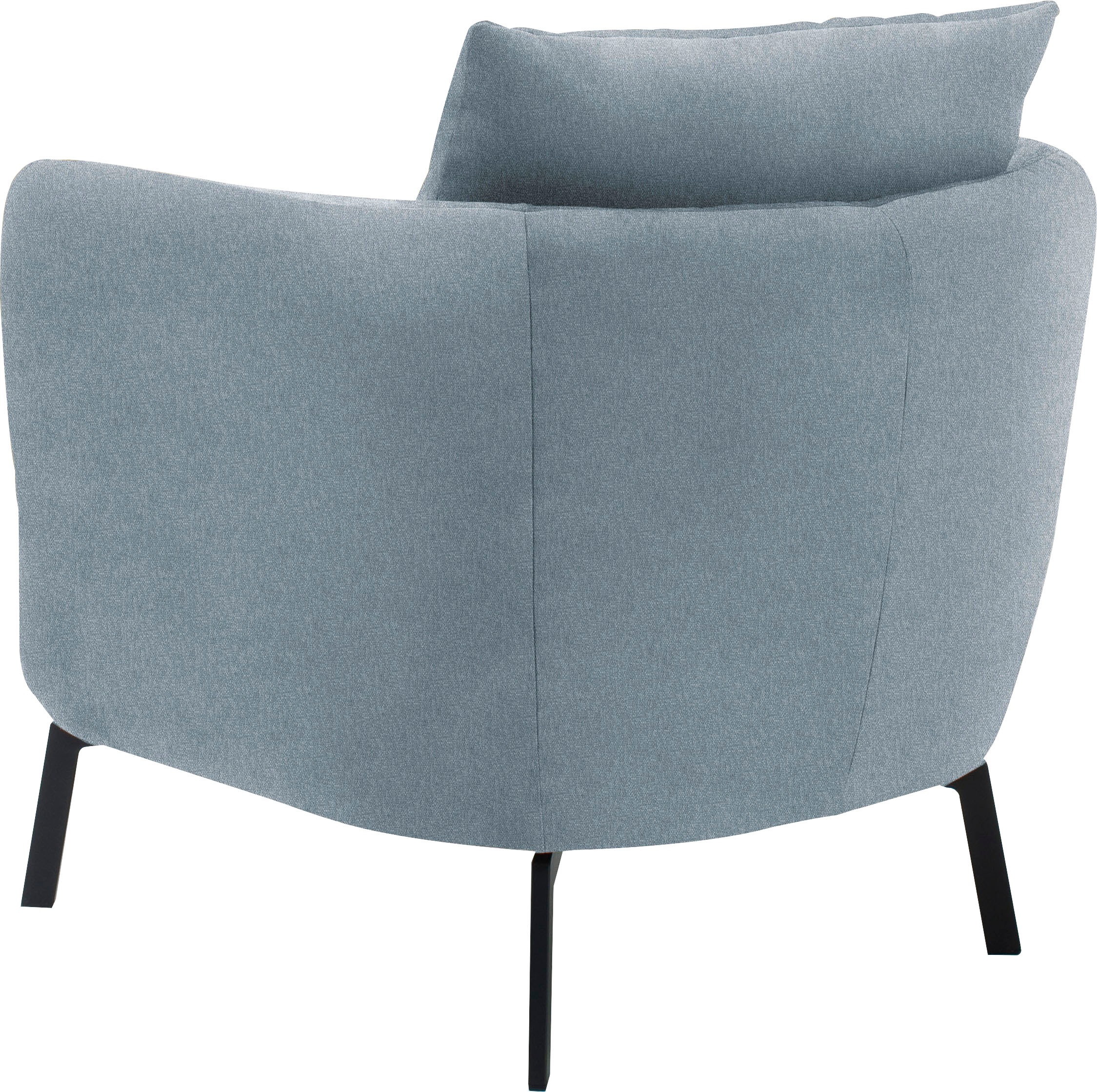 SCHÖNER WOHNEN-Kollektion Sessel »Pearl - 5 Jahre Hersteller-Garantie«, Maße (B/H/T): 86/68/86 cm, auch in Bouclé, Füße Metall