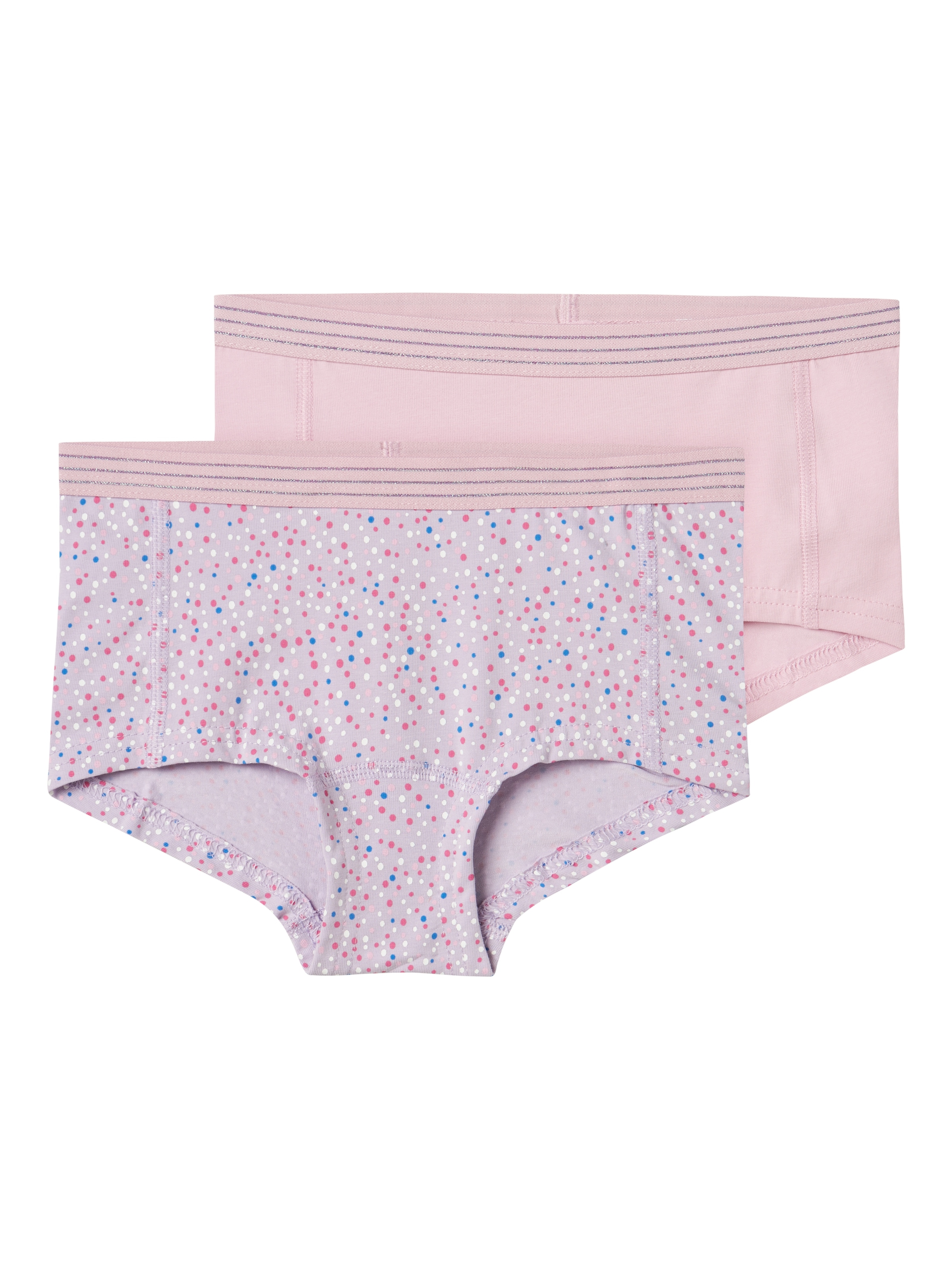 Name It Boxershorts »NKFHIPSTER 2P PASTEL LILAC DOT NOOS«, (Packung, 2 St.)