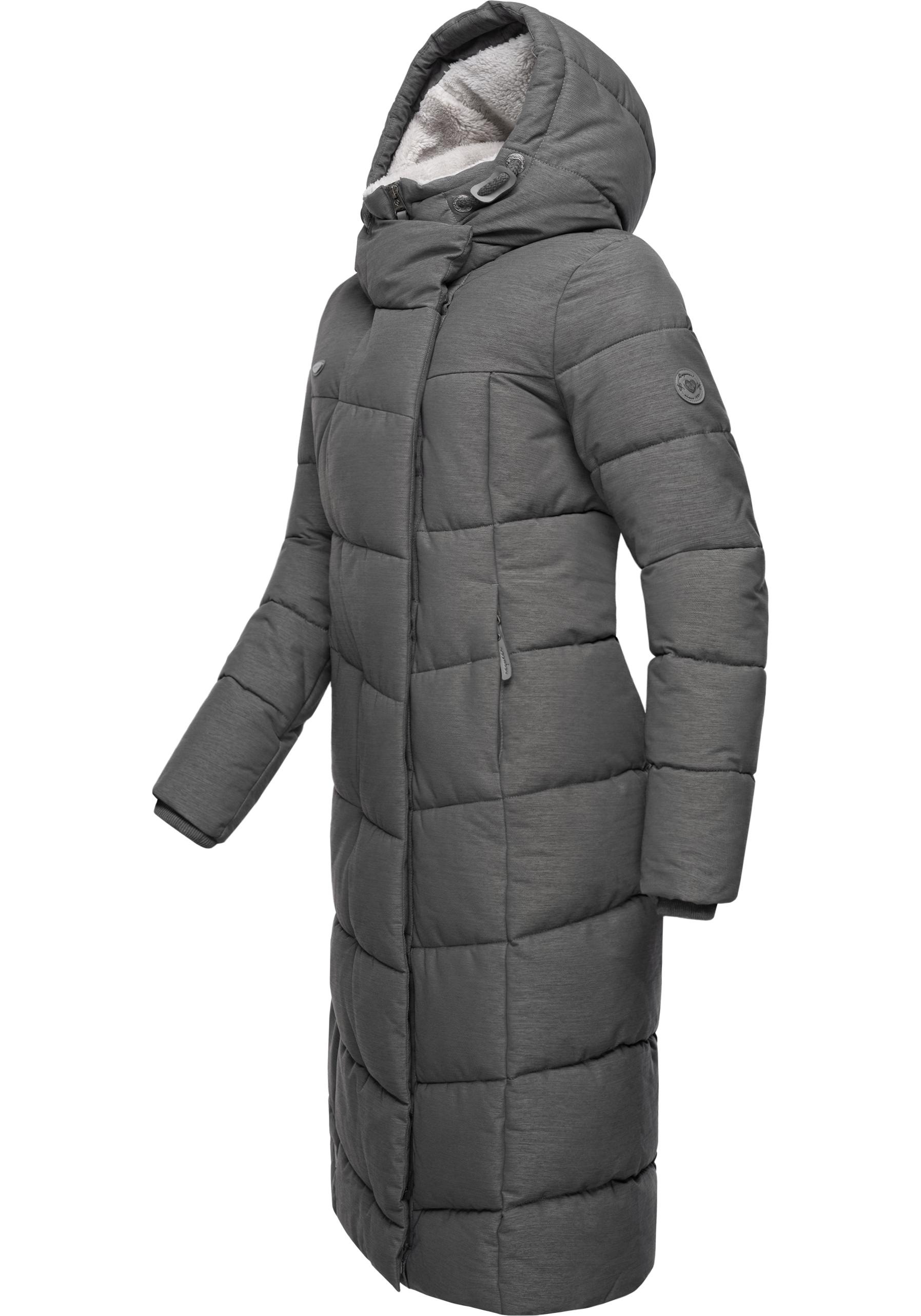Ragwear Wintermantel "Pavla Long" extralanger Winterparka mit Teddyfutter u günstig online kaufen