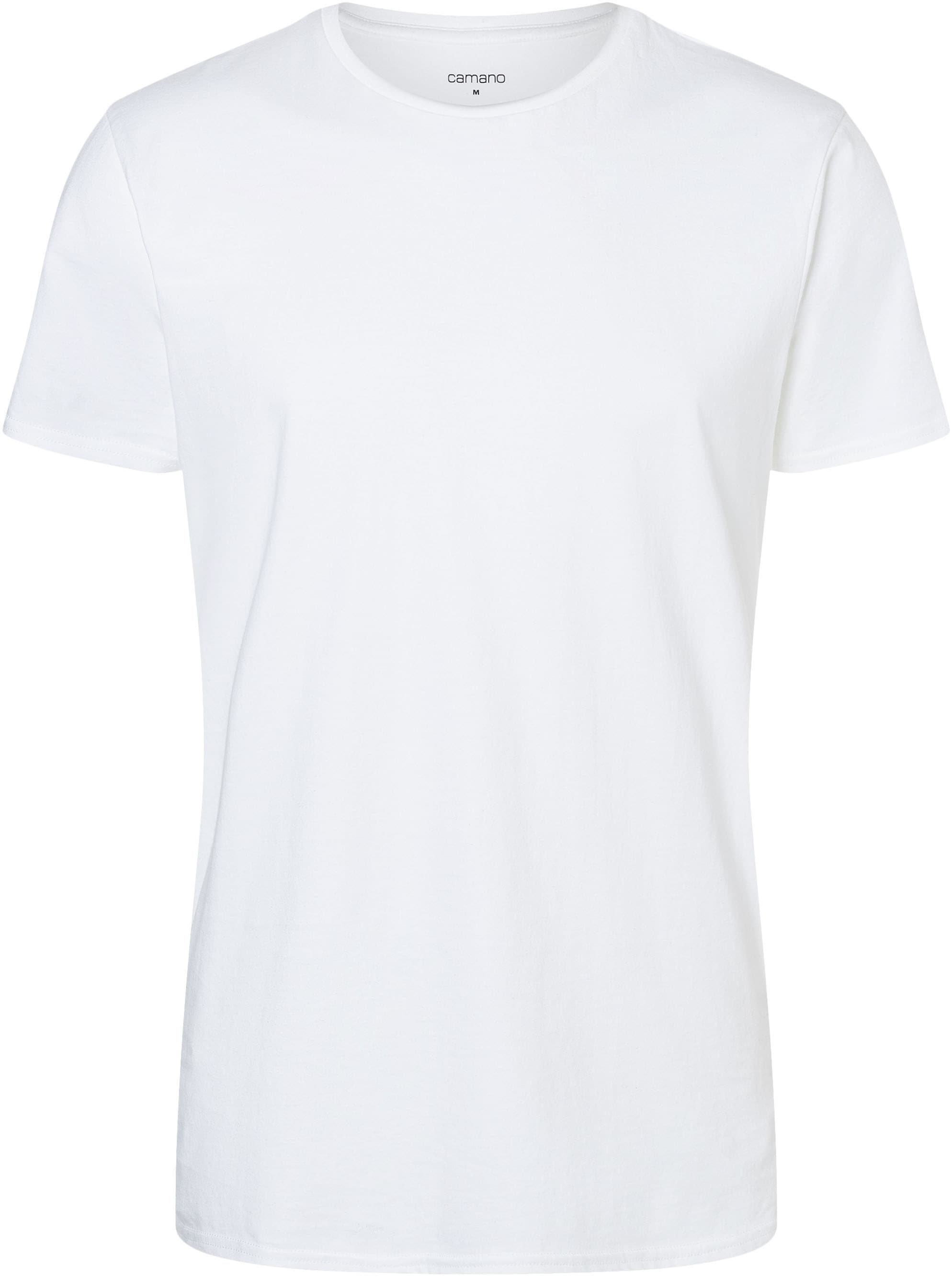 Camano T-Shirt »comfort«, (2er Pack), mit Rundhalsausschnitt
