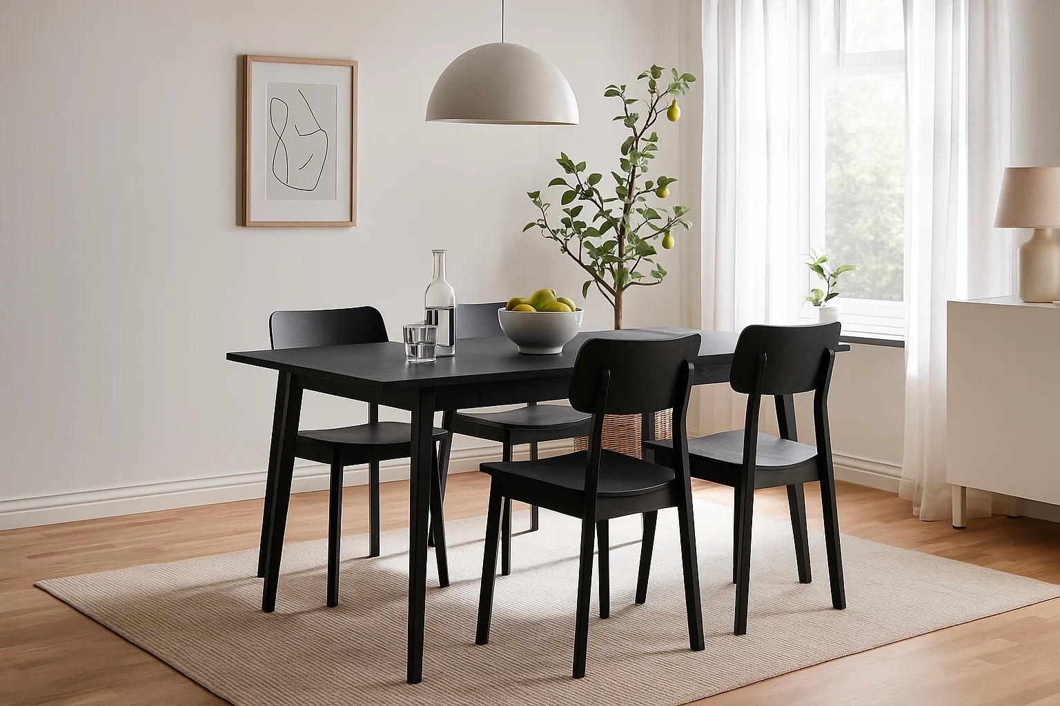 Home affaire Esstisch "BELLOT ausziehbarer Küchentisch in zwei Breiten- 160 günstig online kaufen