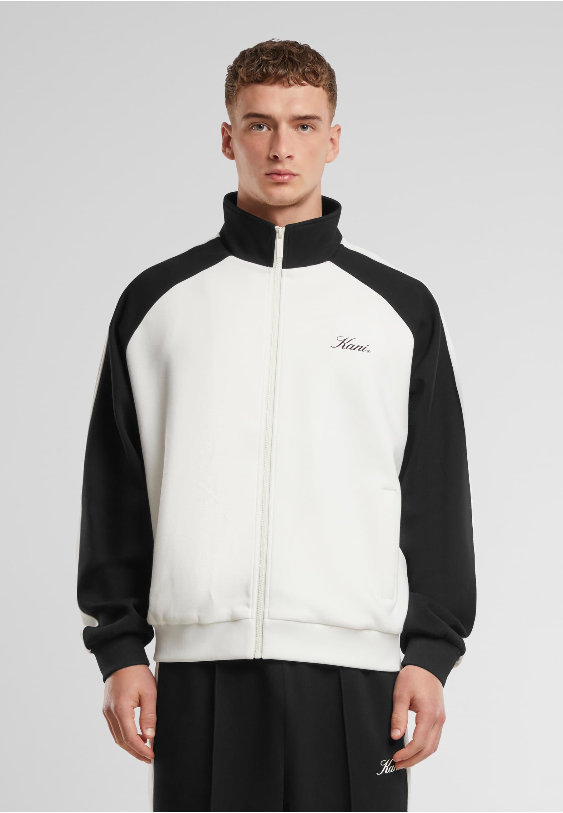 Karl Kani Trainingsjacke »Karl Kani Kani Sidestripe Trackjacket«, (1 St.), ohne Kapuze