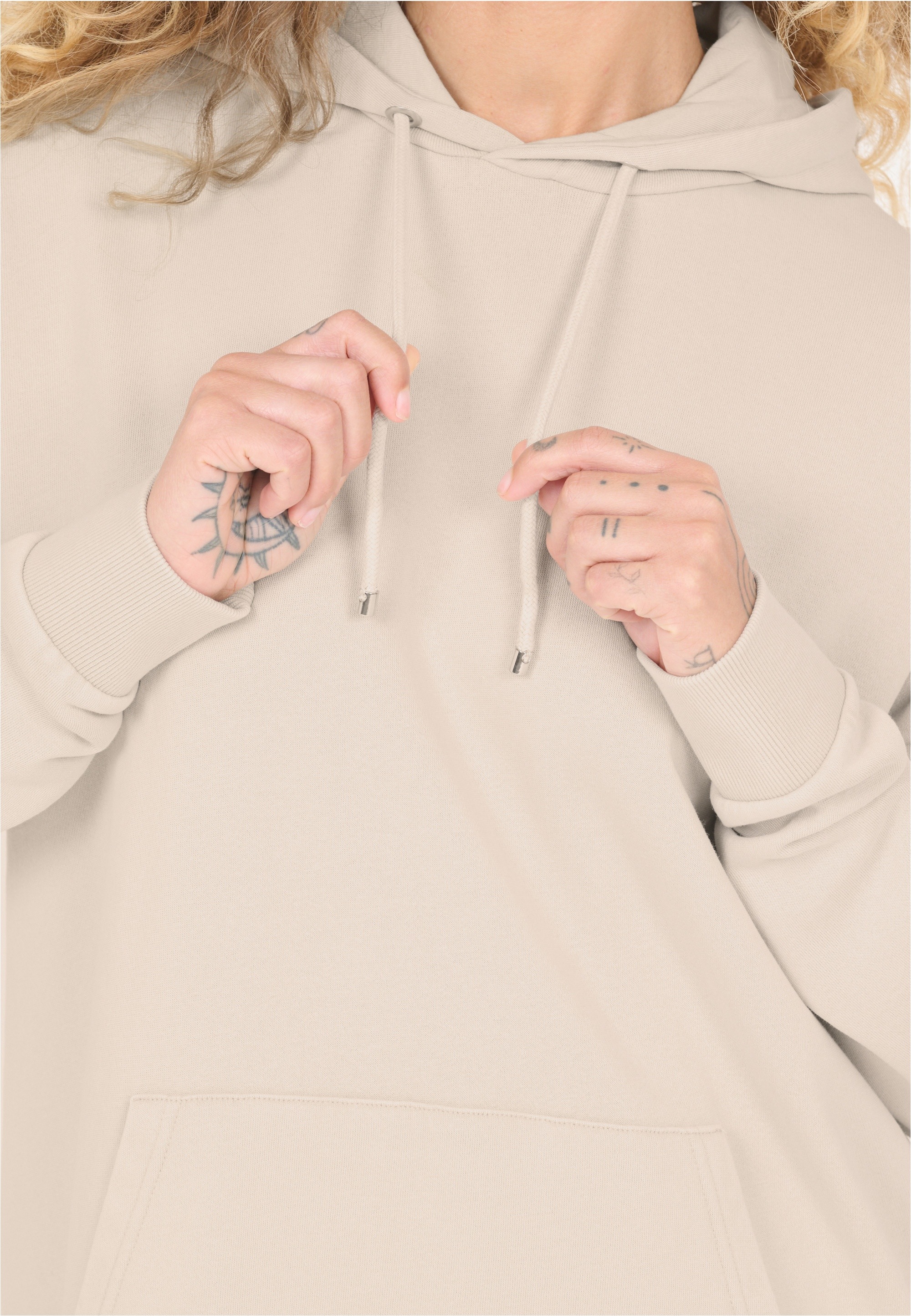 nou Jerseykleid »Rala« mit Kapuze und Kängurtasche