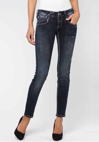GANG Skinny-fit-Jeans »Nena«, in authenischer Used-Waschung kaufen