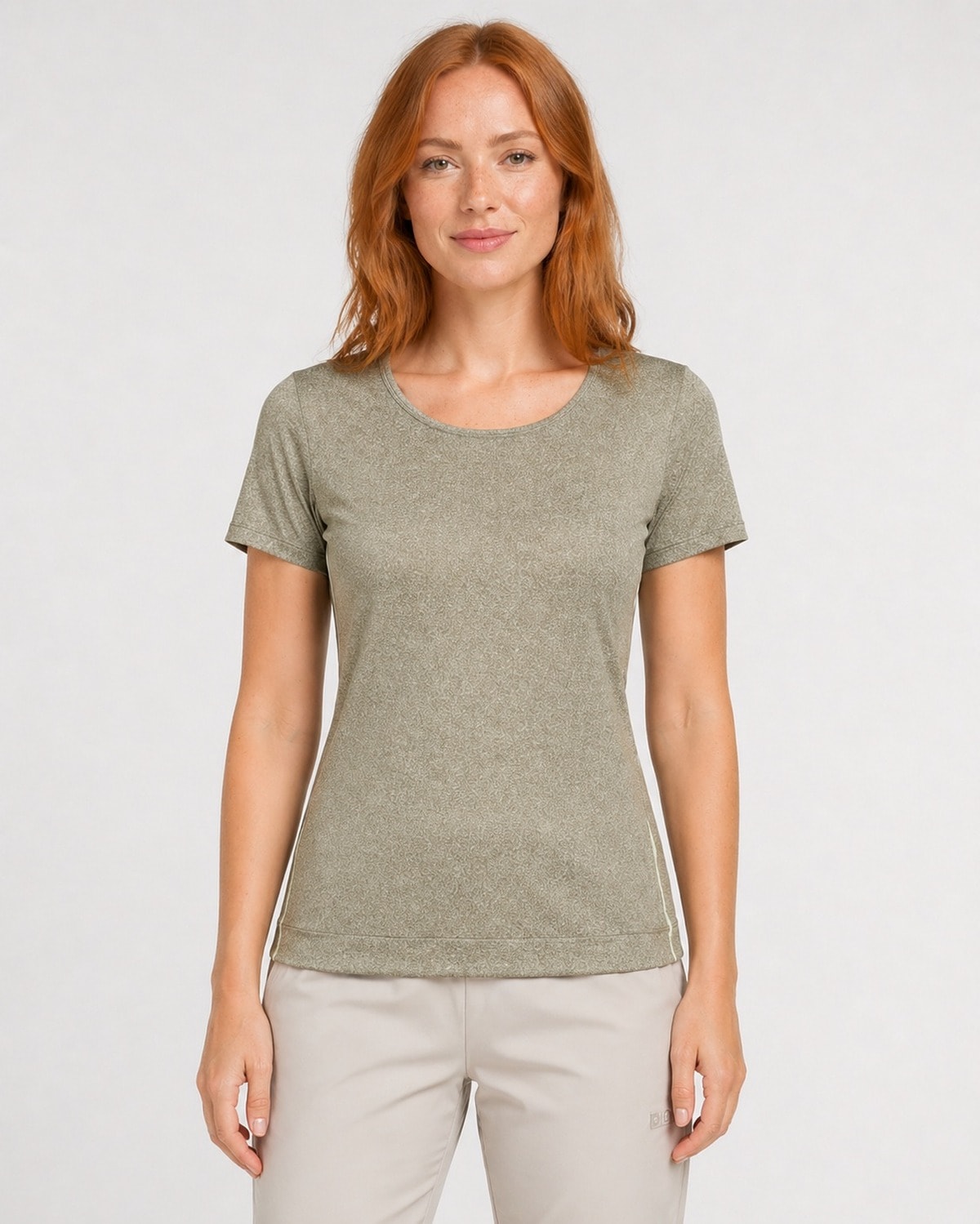DEPROC Active Laufshirt "KITIMAT Motion" Funktionsshirt in Melangeoptik