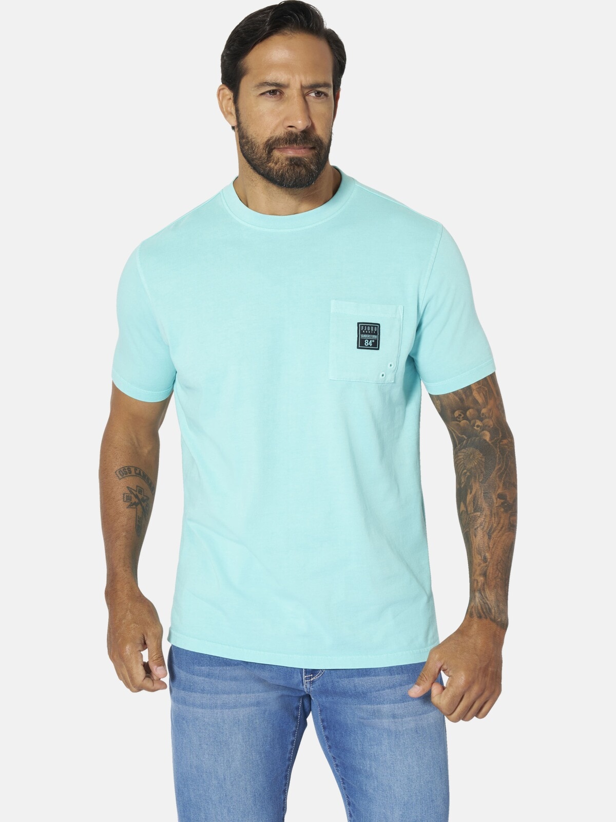 Jan Vanderstorm Rundhalsshirt "T-Shirt ULFRIK" günstig online kaufen