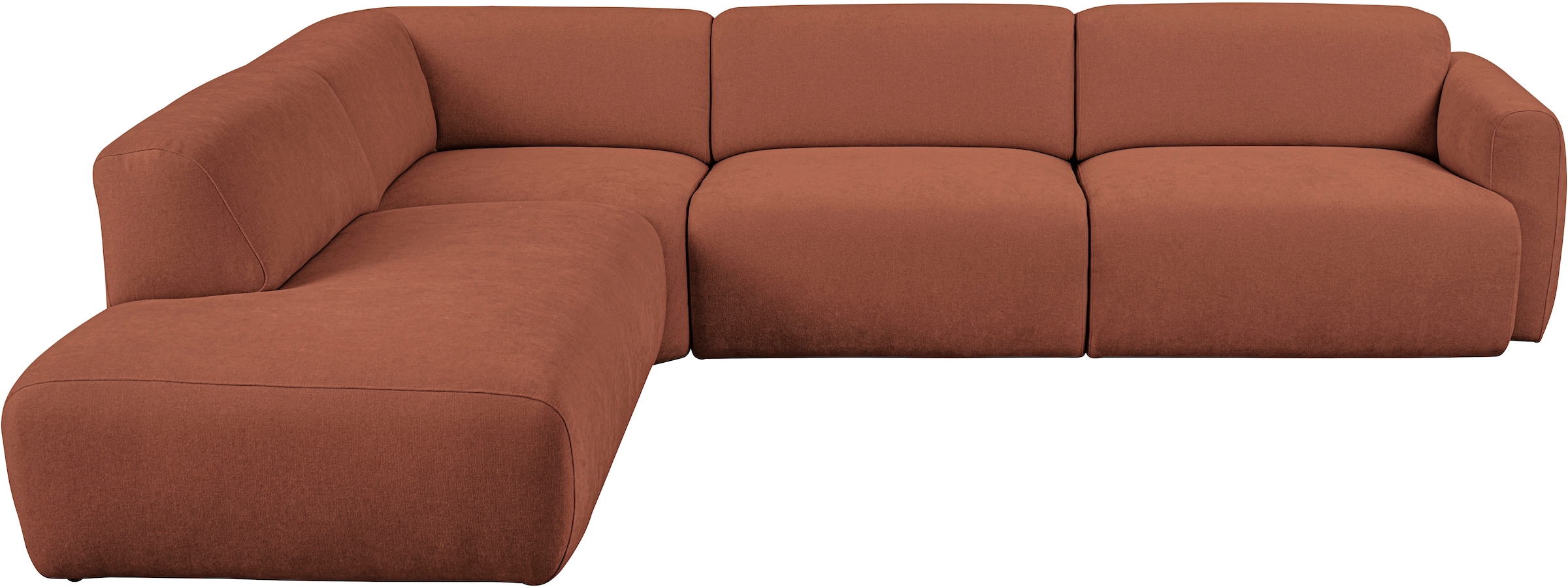andas Ecksofa »Myrland«, Breite 241 cm, Chenille, Easy Clean Stoff, mit Kaltschaum