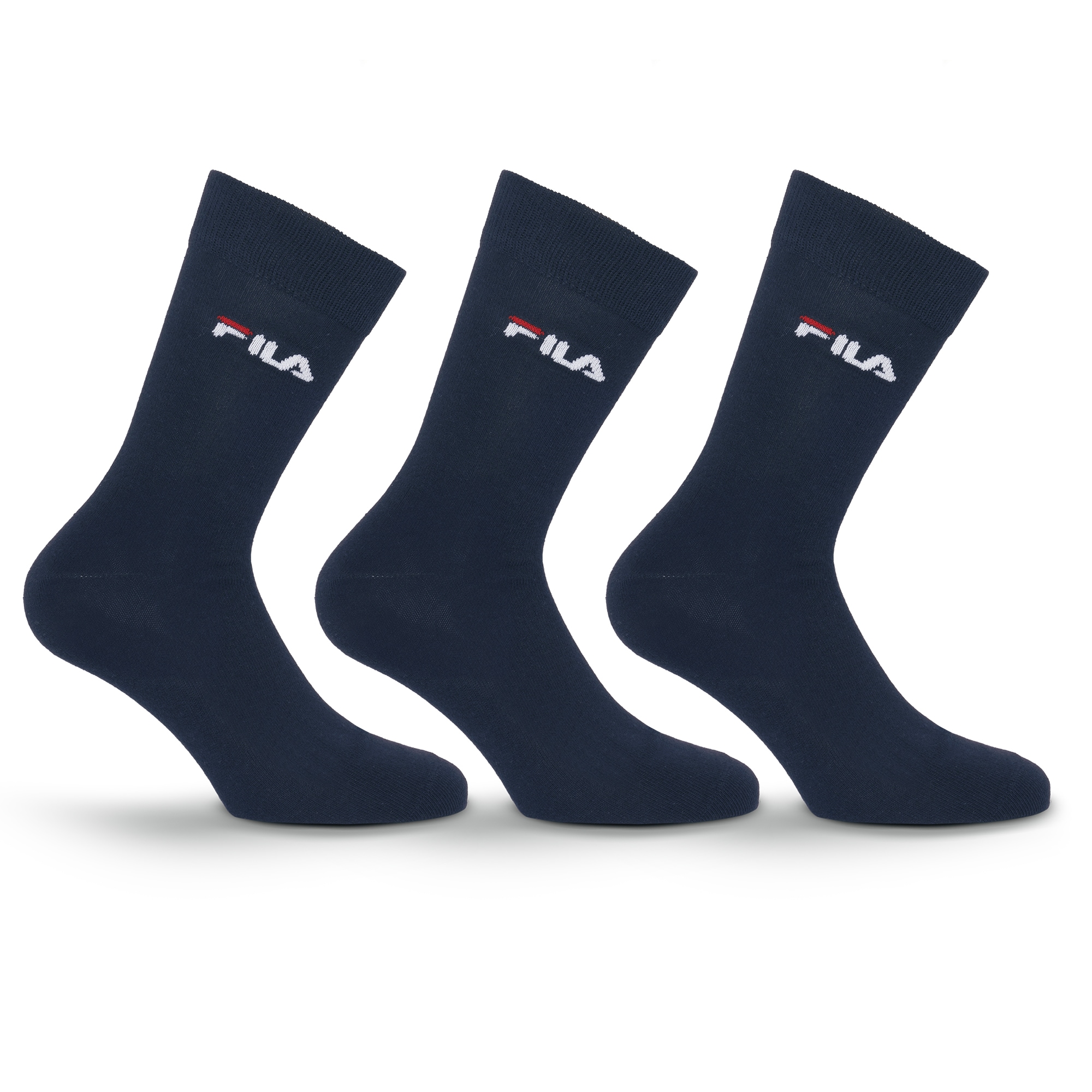 Fila 3 Paar, mit feinem Rippenbündchen