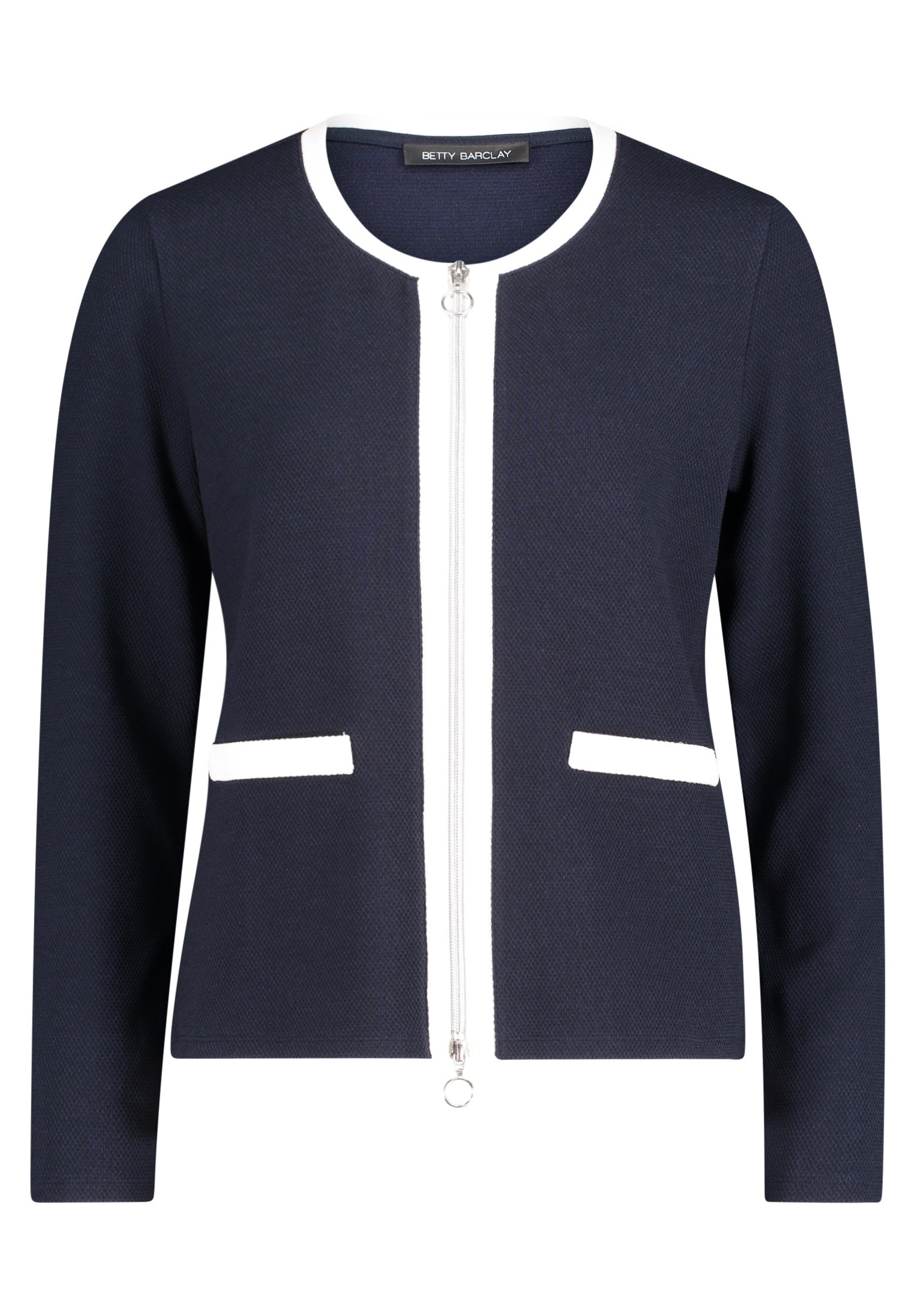 Betty Barclay Sweatjacke "Damen mit Struktur" Materialmix günstig online kaufen