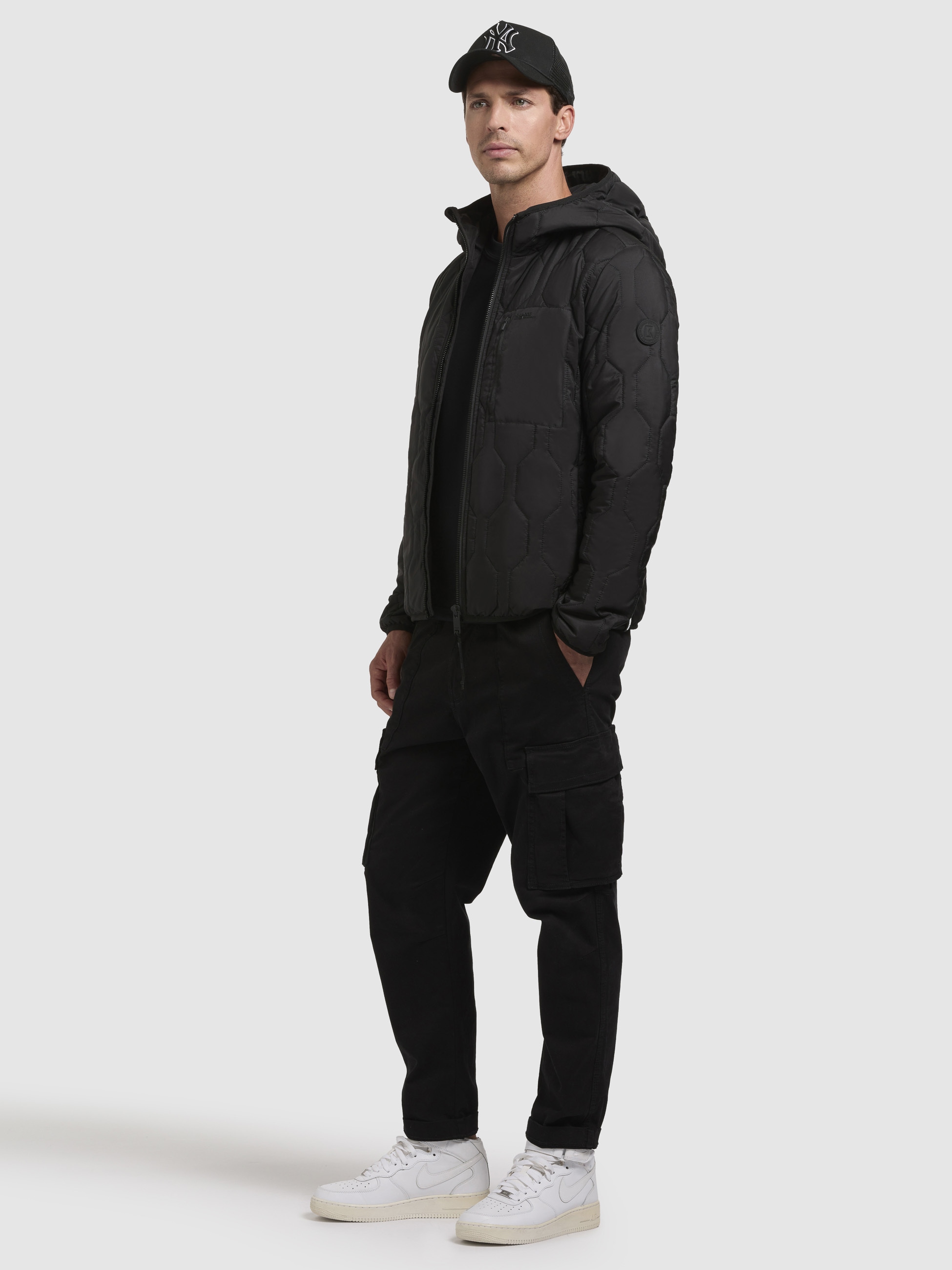 khujo Steppjacke »RHEIN«, mit Kapuze