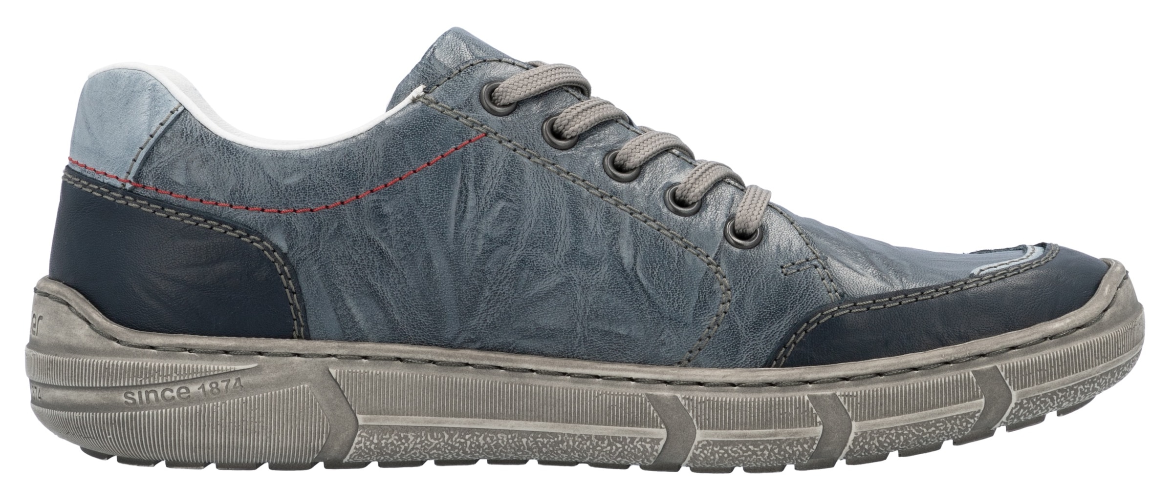 Rieker Sneaker, Schnürschuh, Halbschuh, Freizeitschuh mit Reißverschluss