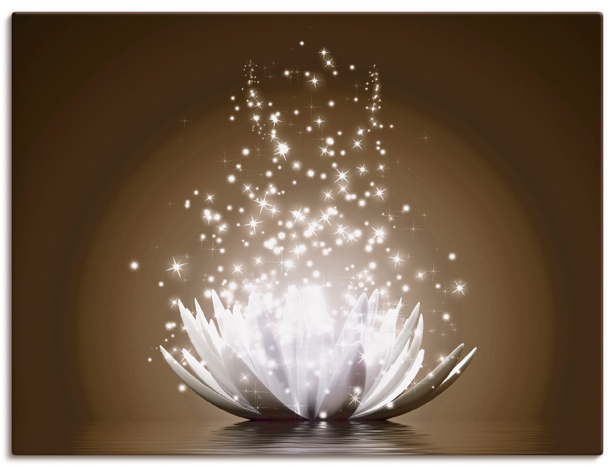 Artland Wandbild "Magie der Lotus-Blume" 1 Stk. tlg. als Leinwandbild, Post günstig online kaufen