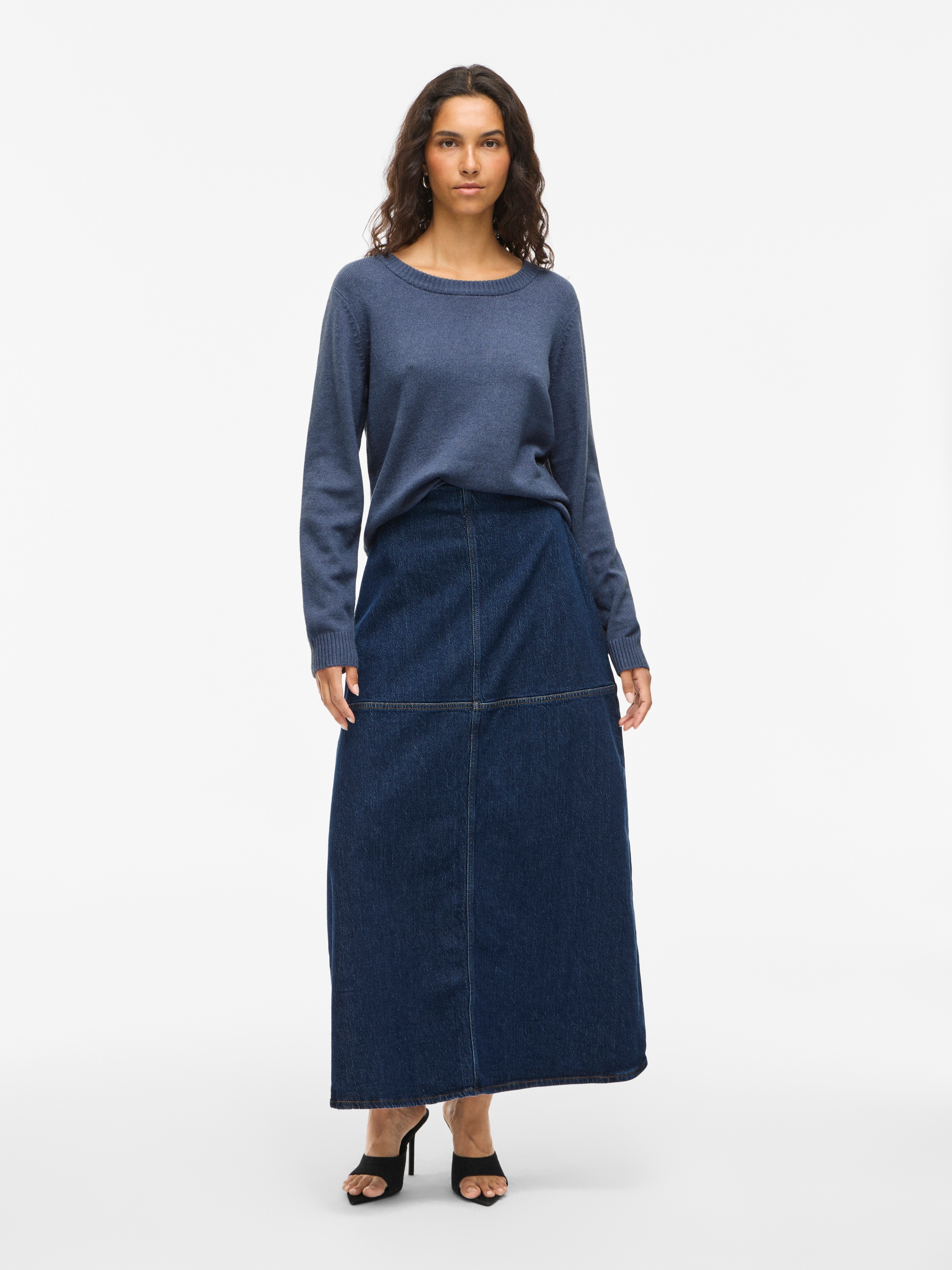 Vila Rundhalspullover »VIRIL O-NECK L/S KNIT TOP - NOOS«