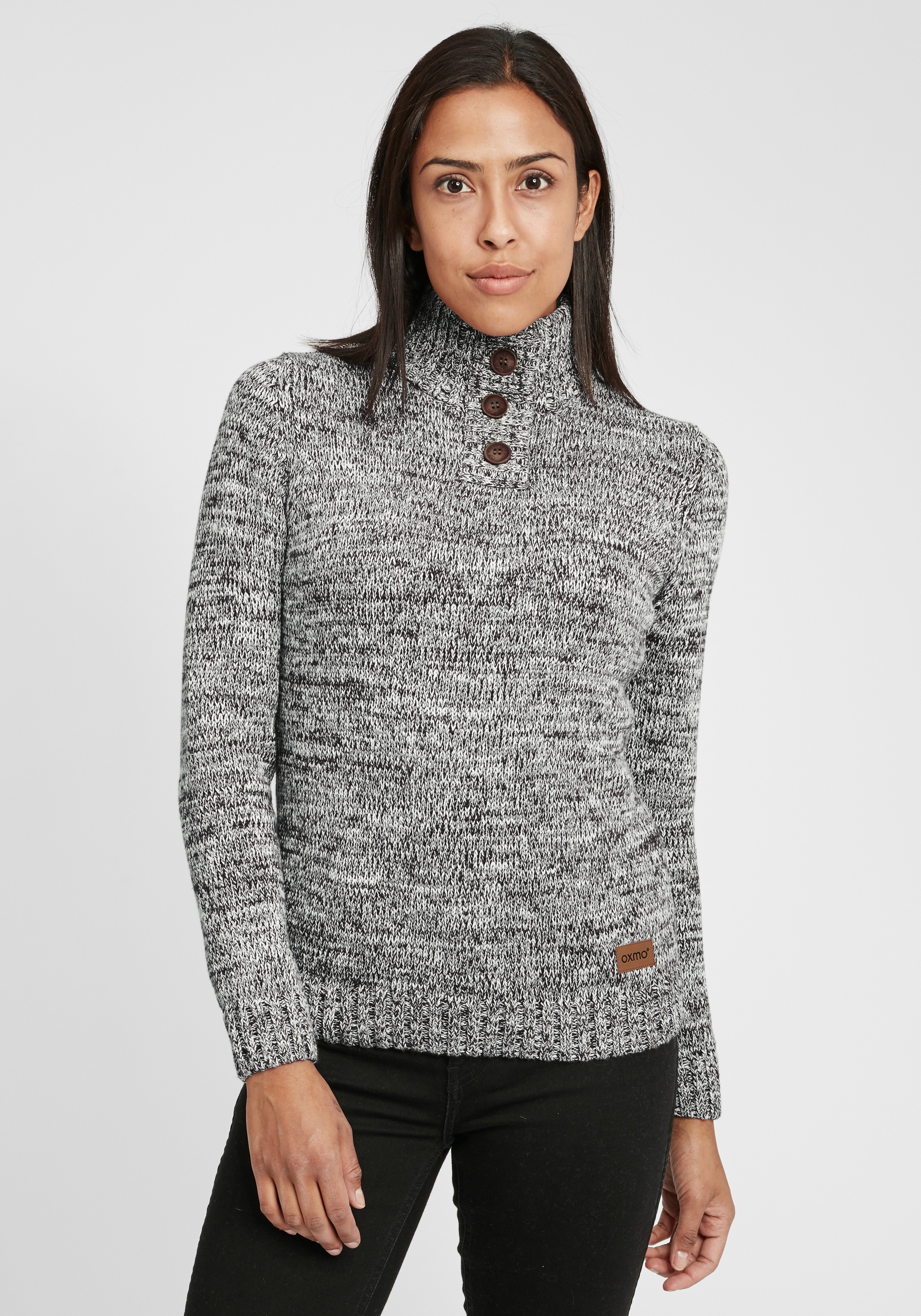OXMO Strickfleece-Pullover »Strickpullover OXPhiklicita«