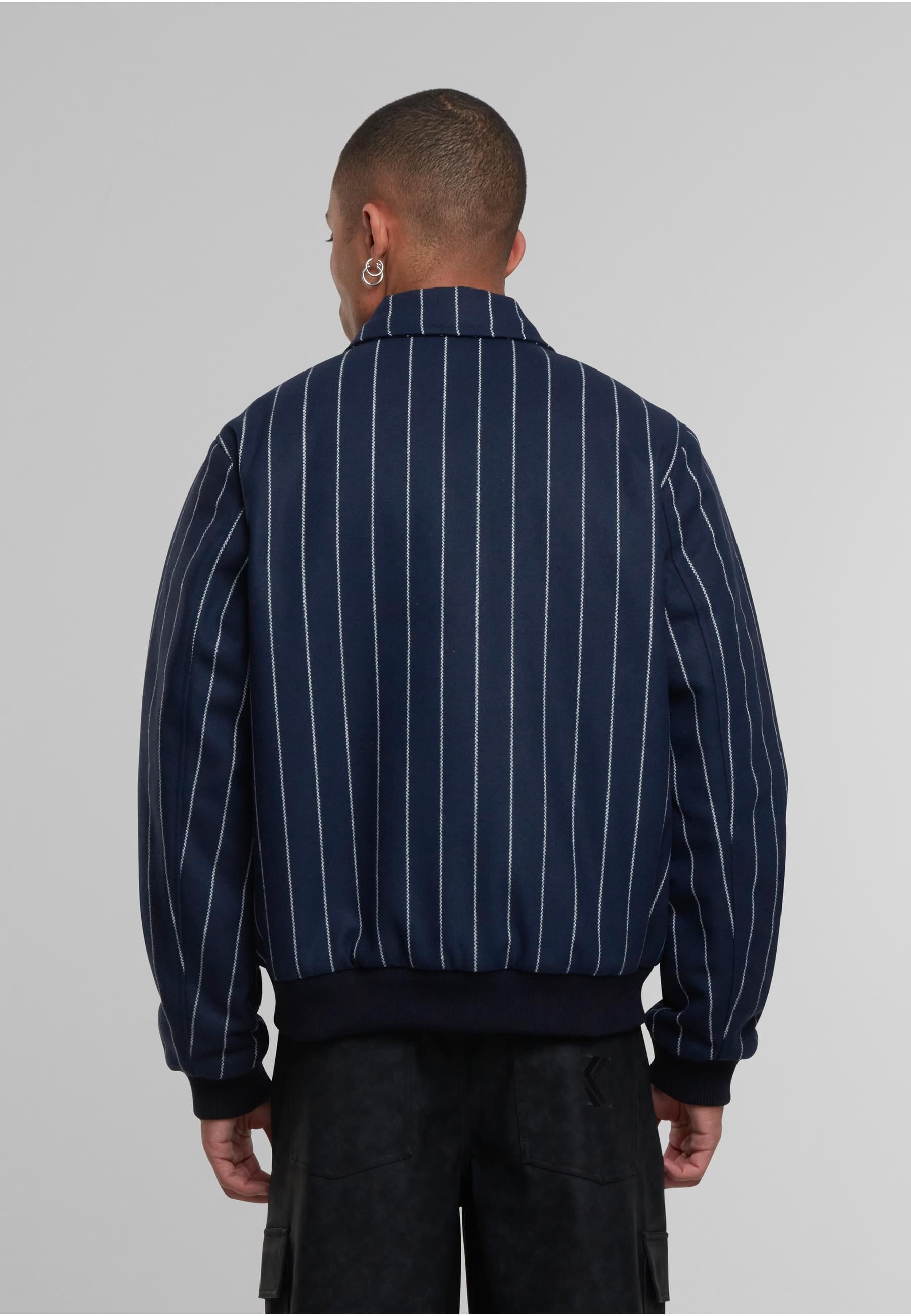 Karl Kani Winterjacke »Karl Kani Kani Pinstripes Wool Jacket« 1 Stk. tlg. ohne Kapuze