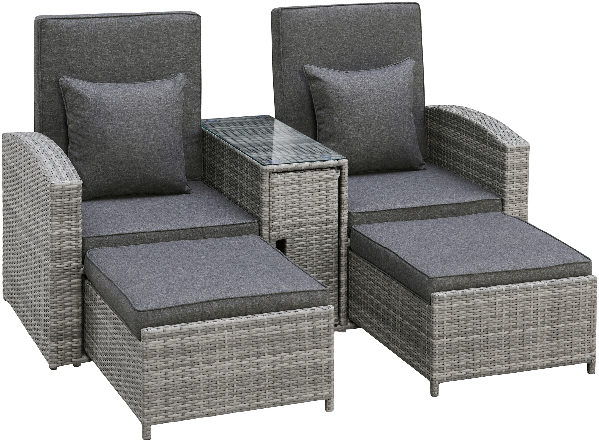 KONIFERA Gartenlounge-Set 