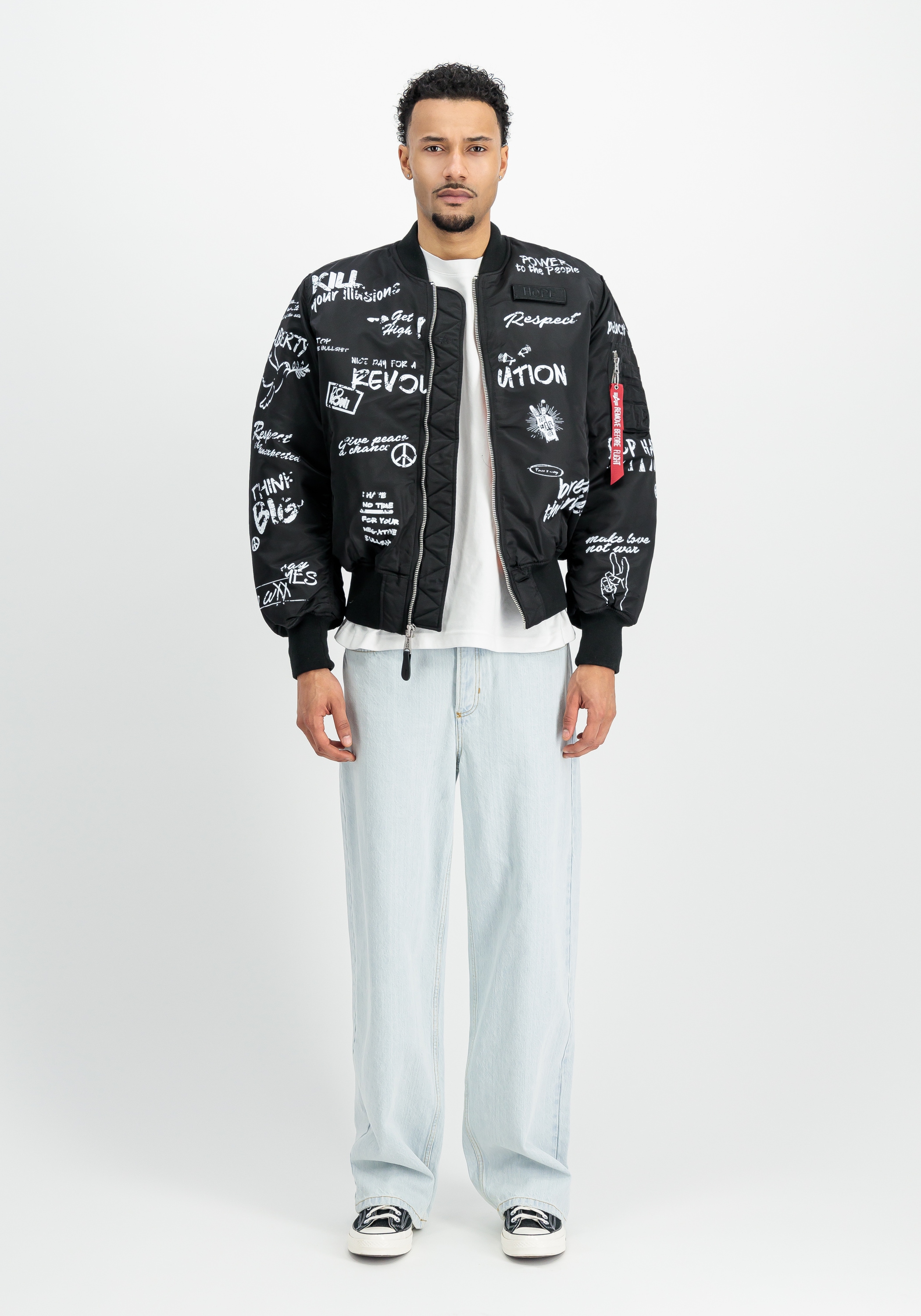 Alpha Industries Bomberjacke »Alpha Industries Men - Bomber Jackets MA-1 Peace«