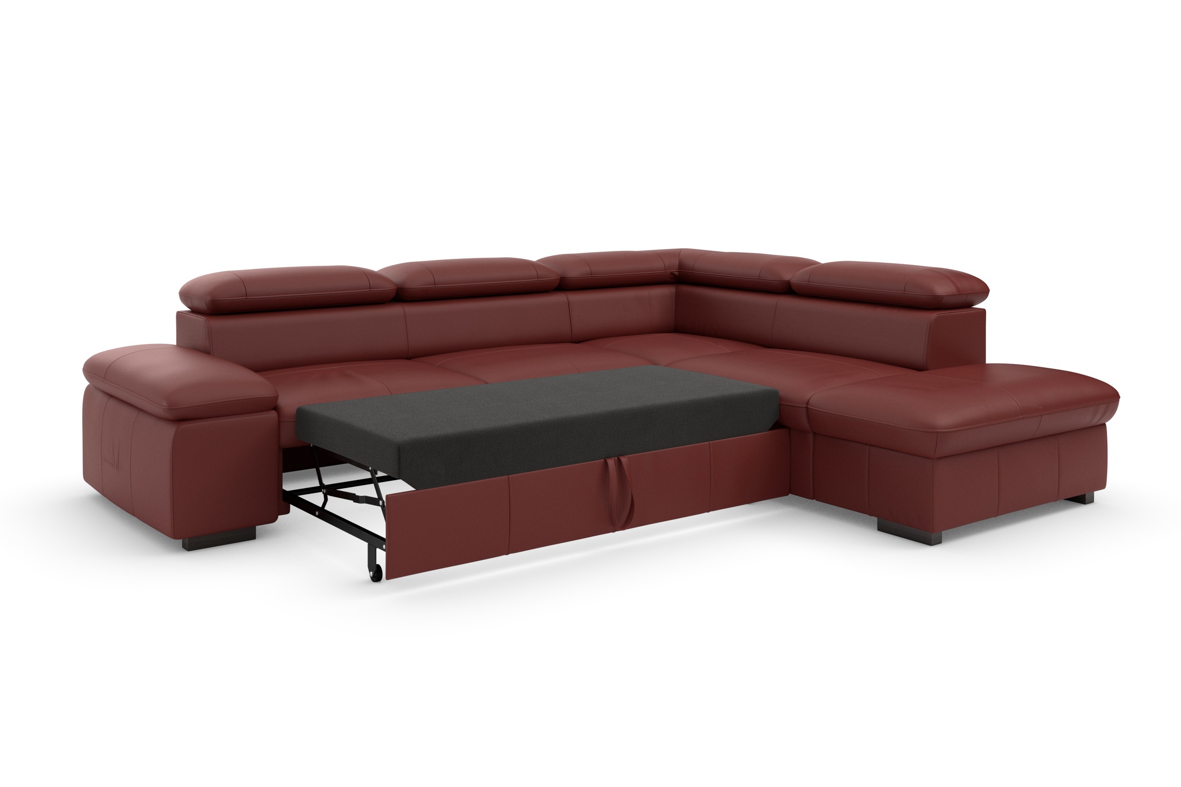 Home affaire Ecksofa »Alberto L-Form«, mit Kopfteilverstellung, wahlweise mit Bettfunktion