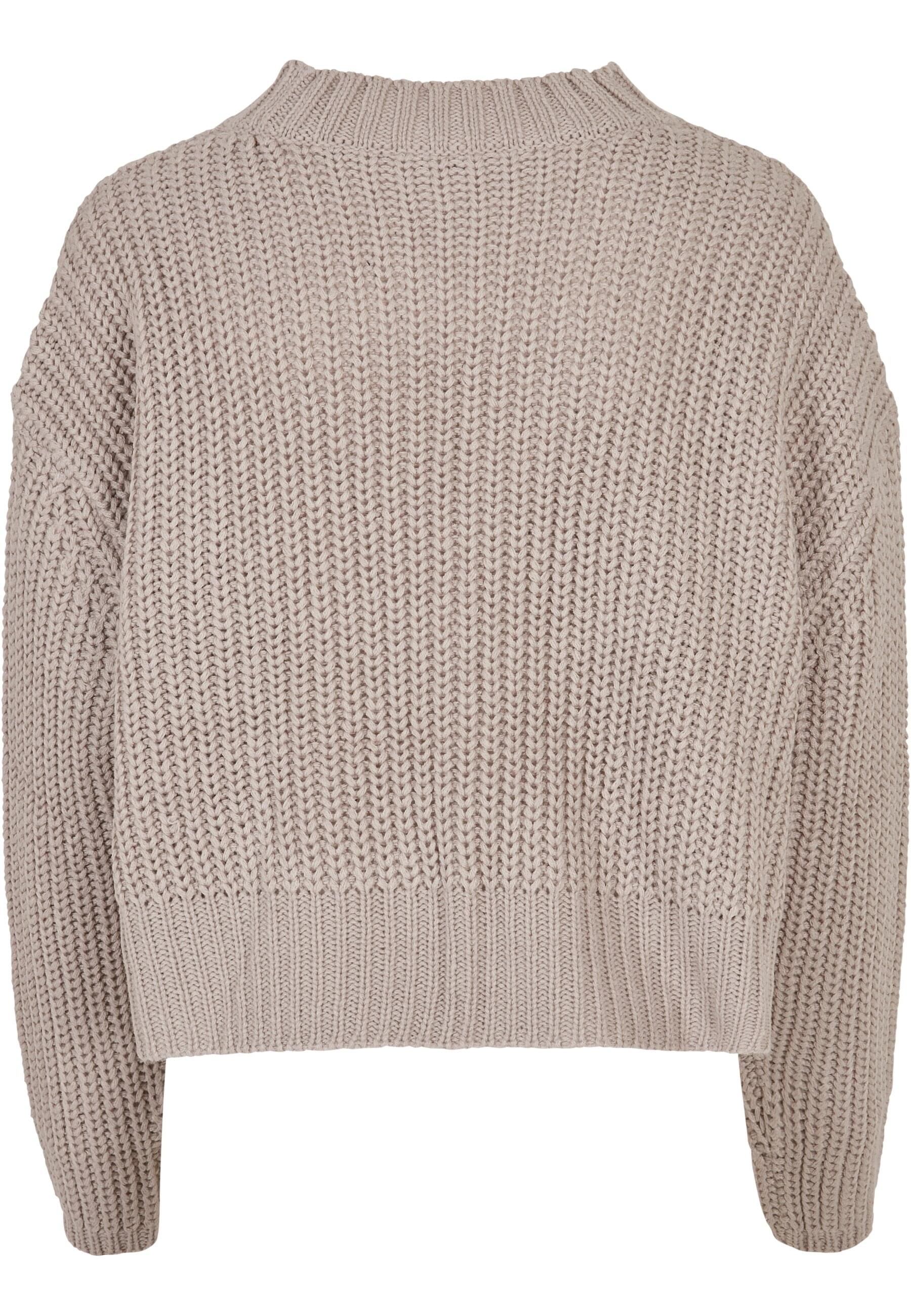 URBAN CLASSICS Rundhalspullover »Urban Classics Damen Ladies Wide Oversize Sweater«, (1 tlg.)