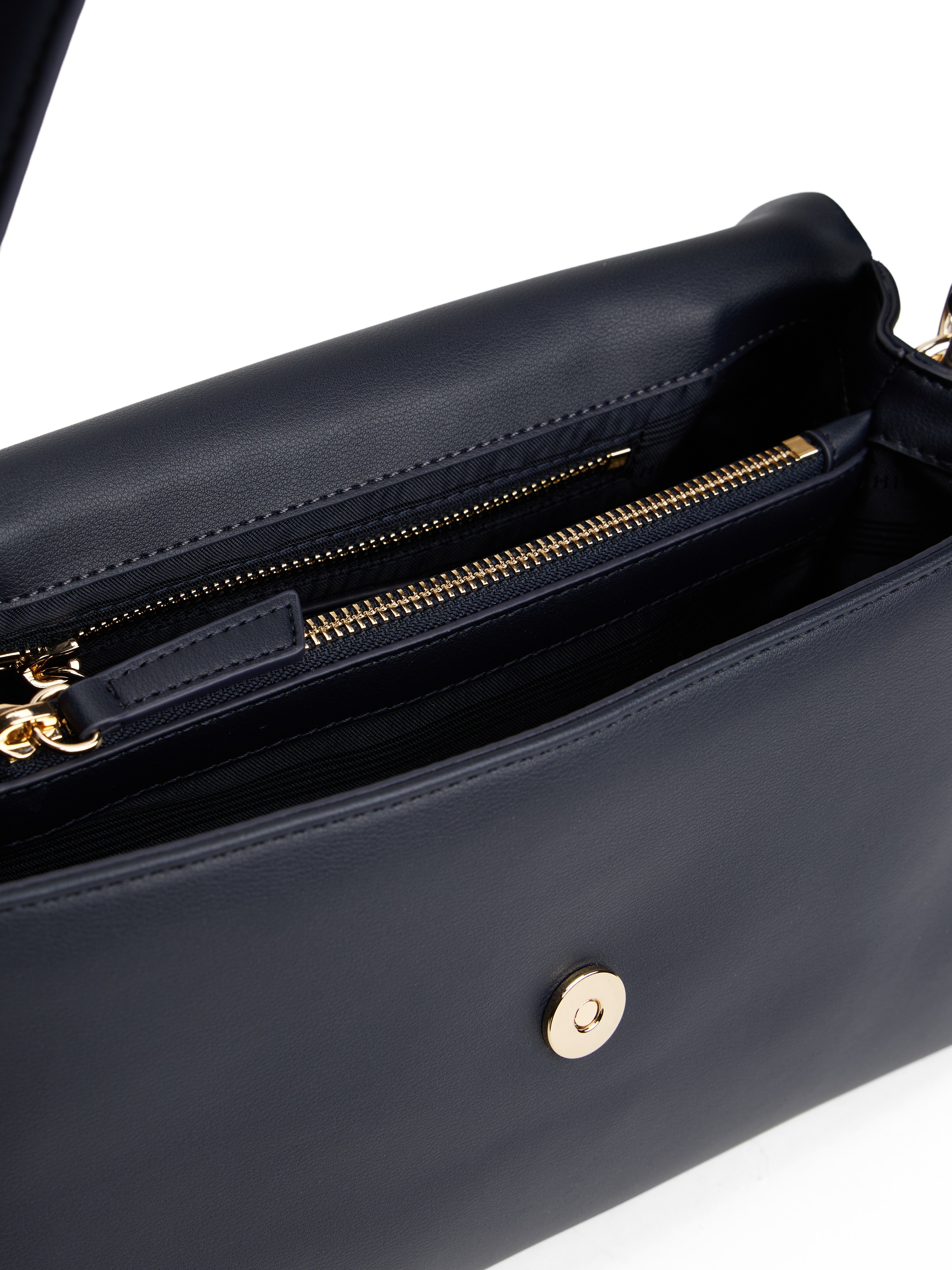Tommy Hilfiger Schultertasche »TH MODERN ESS SHOULDER BAG«, Damen Minibag, Tragetasche mit goldfarbenen Details