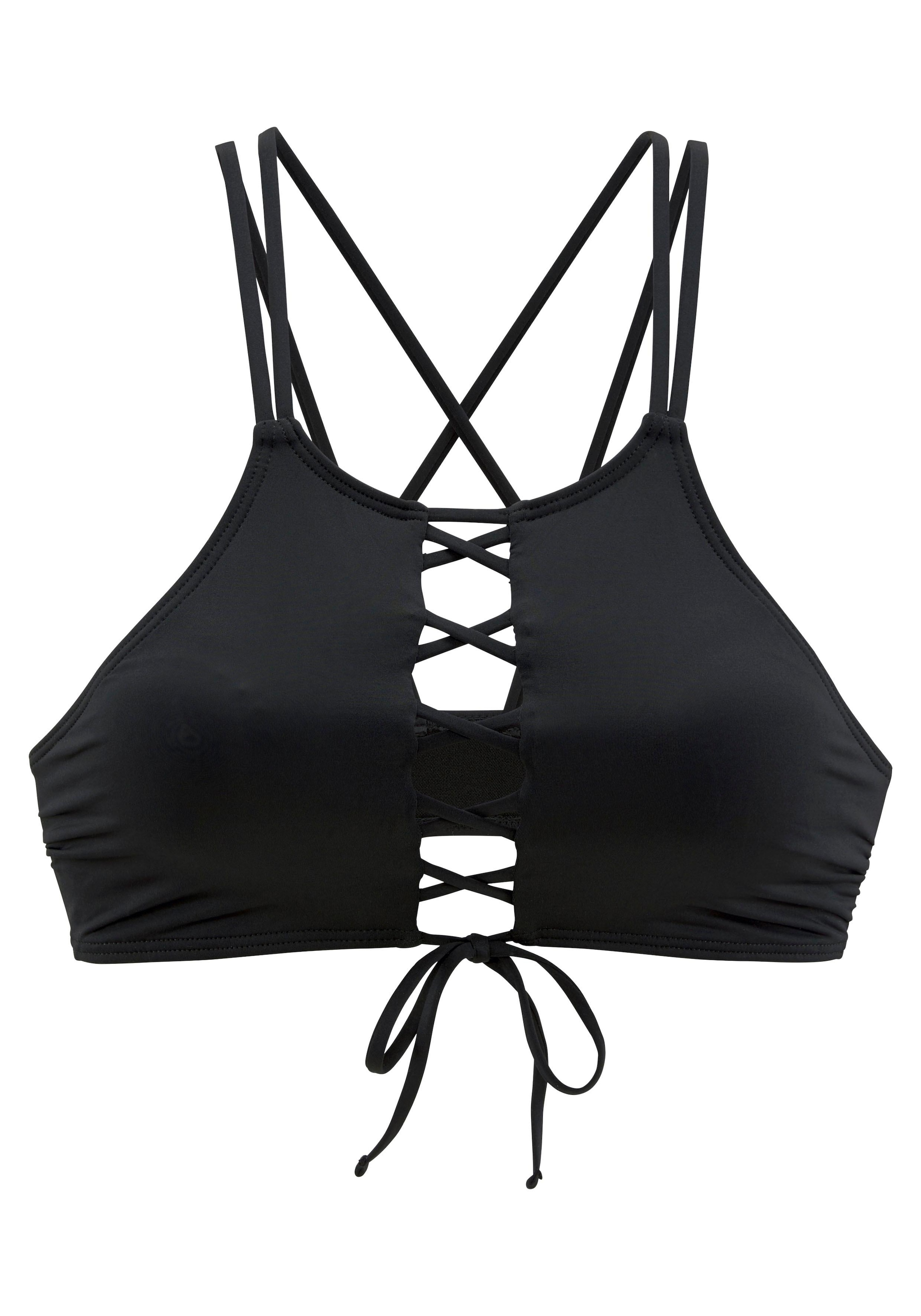 Bench. Bustier-Bikini-Top | »Perfect«, online kaufen mit raffinierter BAUR Schnürung